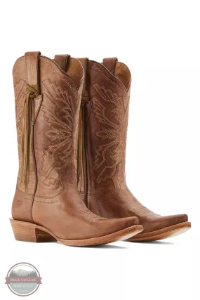 Stylish Martina Western Boot in Rich Ole Tan Shade