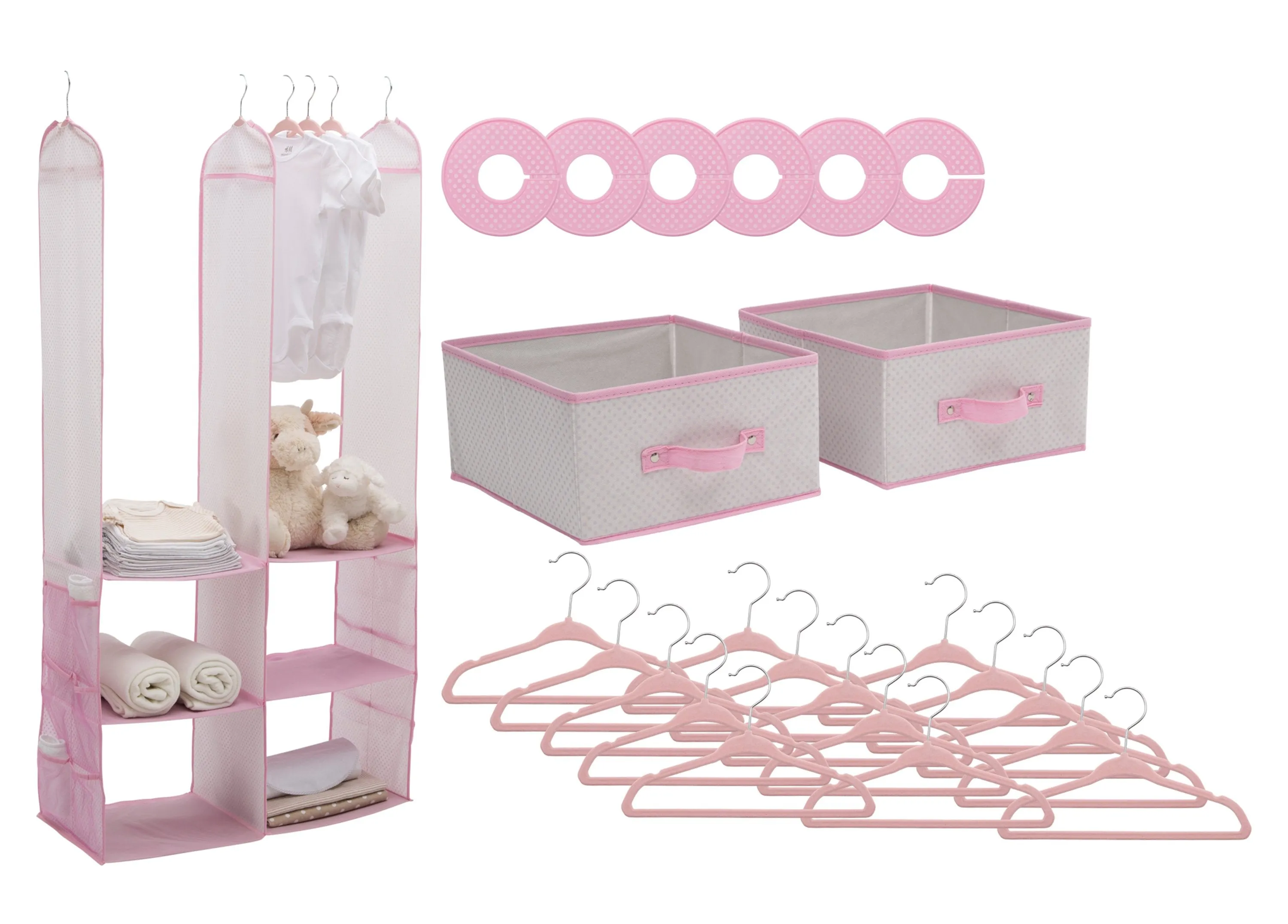 24 Piece Nursery Storage Set