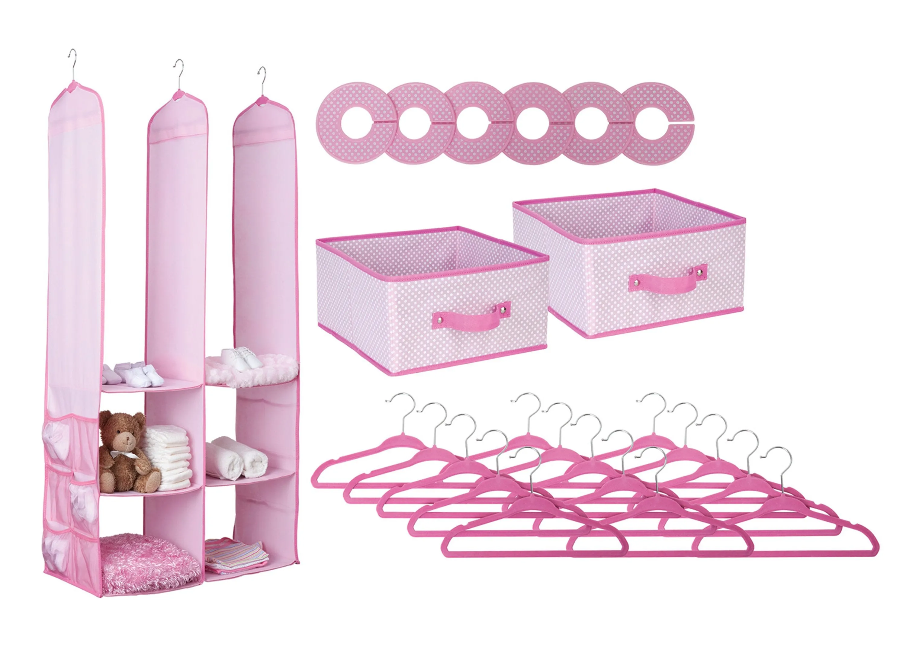 24 Piece Nursery Storage Set