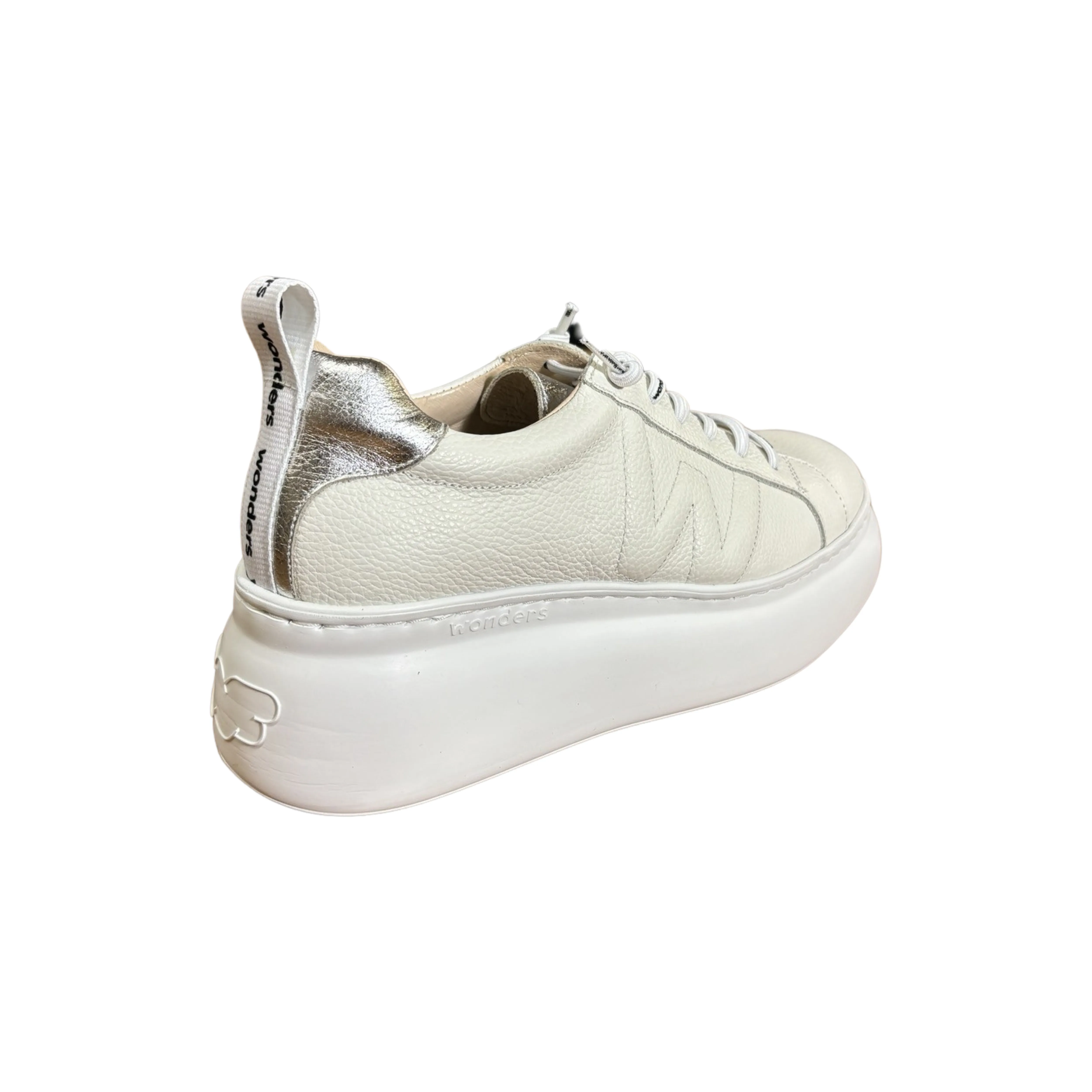 A2632 Off White Platform Sneaker