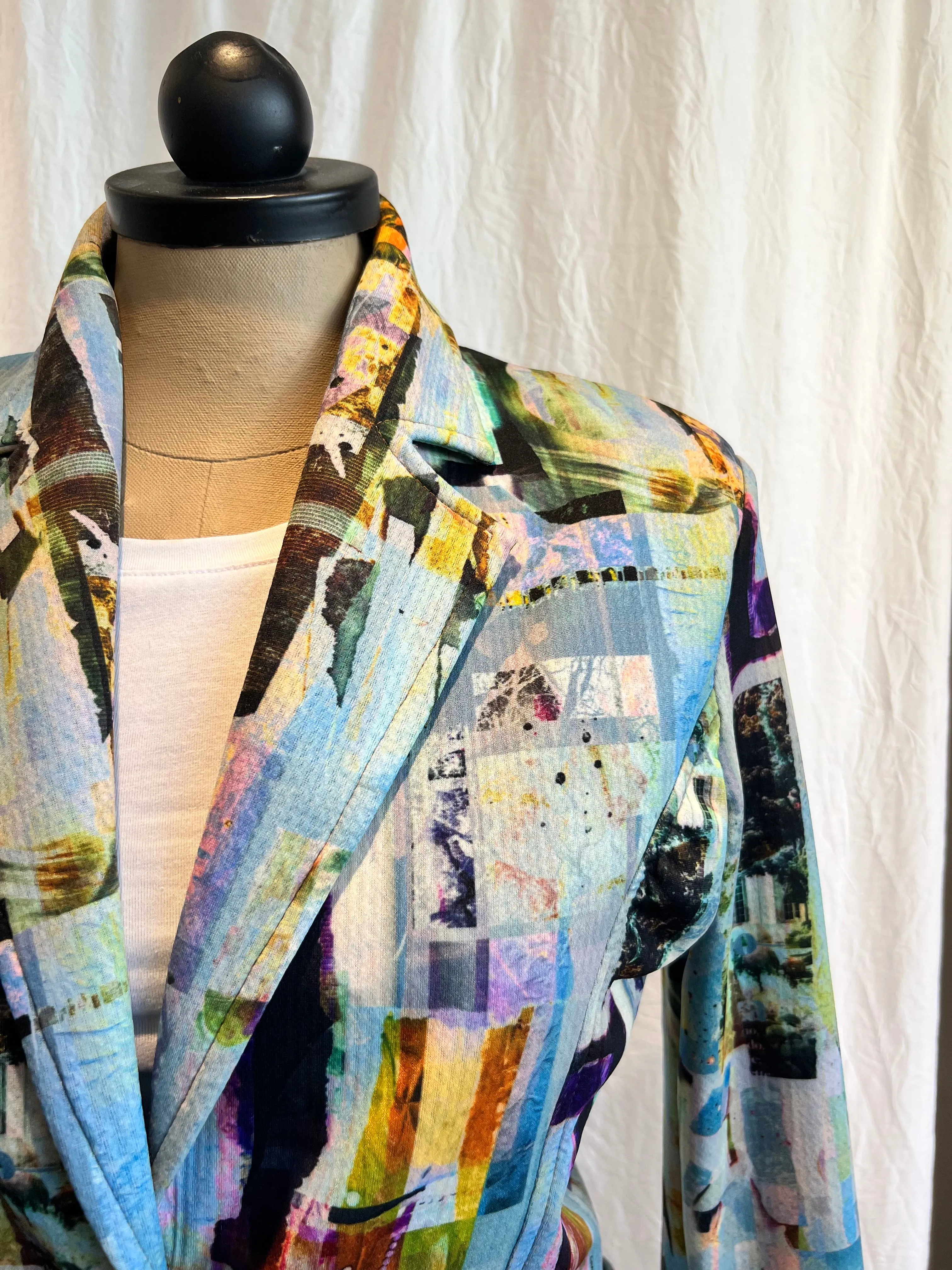 Abstract Blazer Jacket