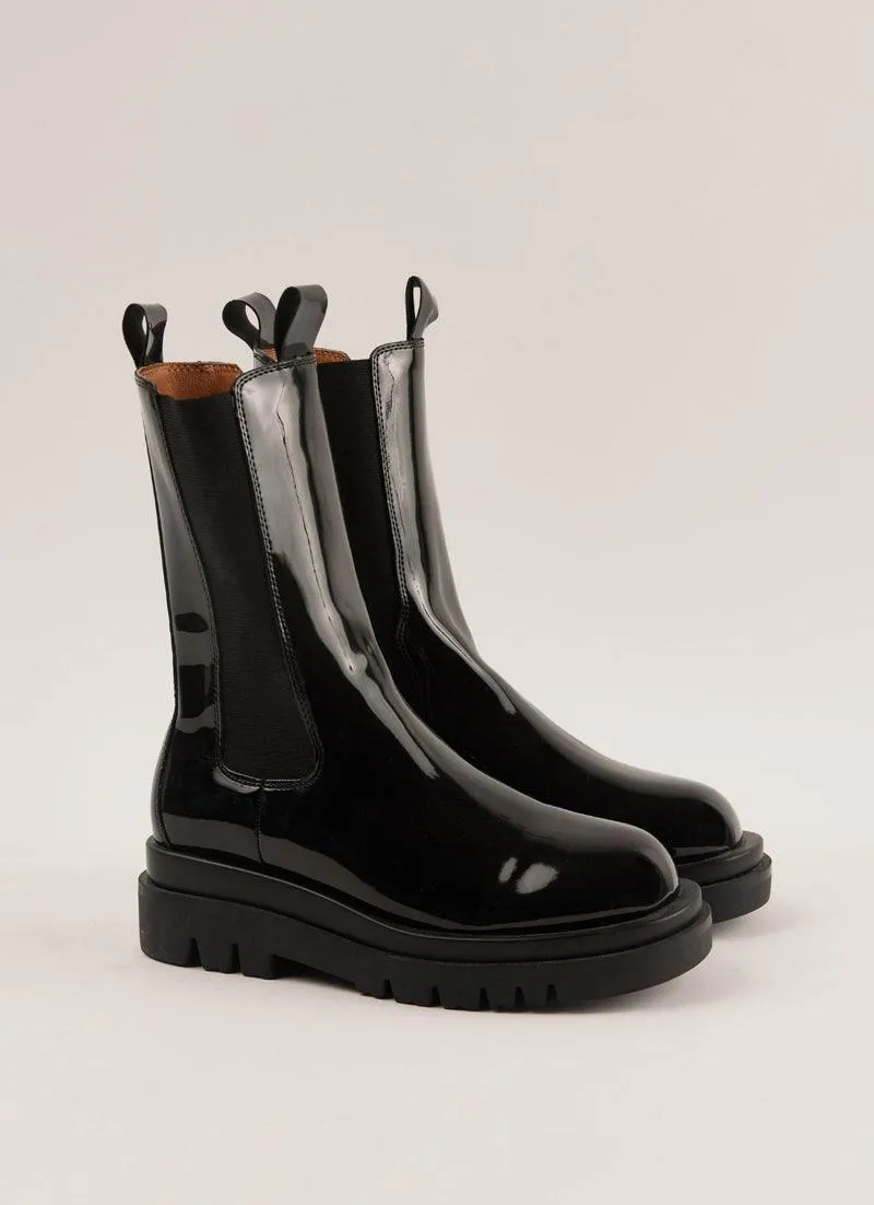 Annalise Boot - Gloss Black