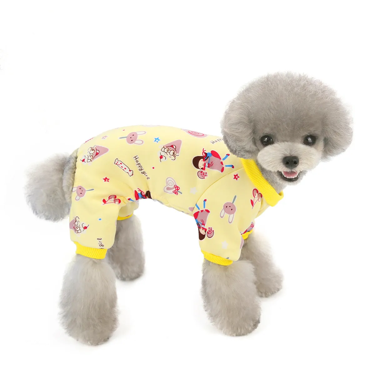 Autumn and winter dog clothes cute home clothes pet clothes