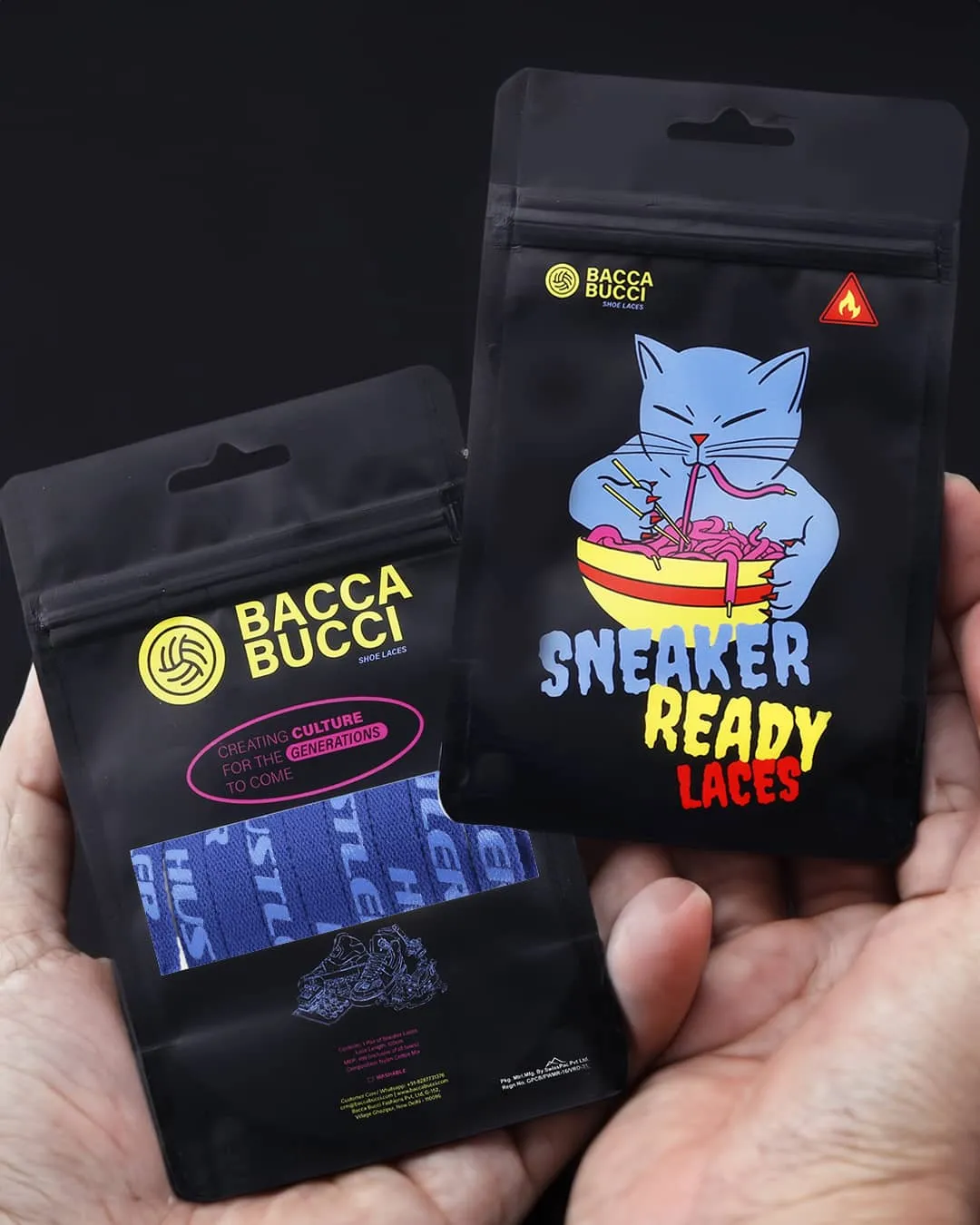 Bacca Bucci "HUSTLER" Sneaker Laces