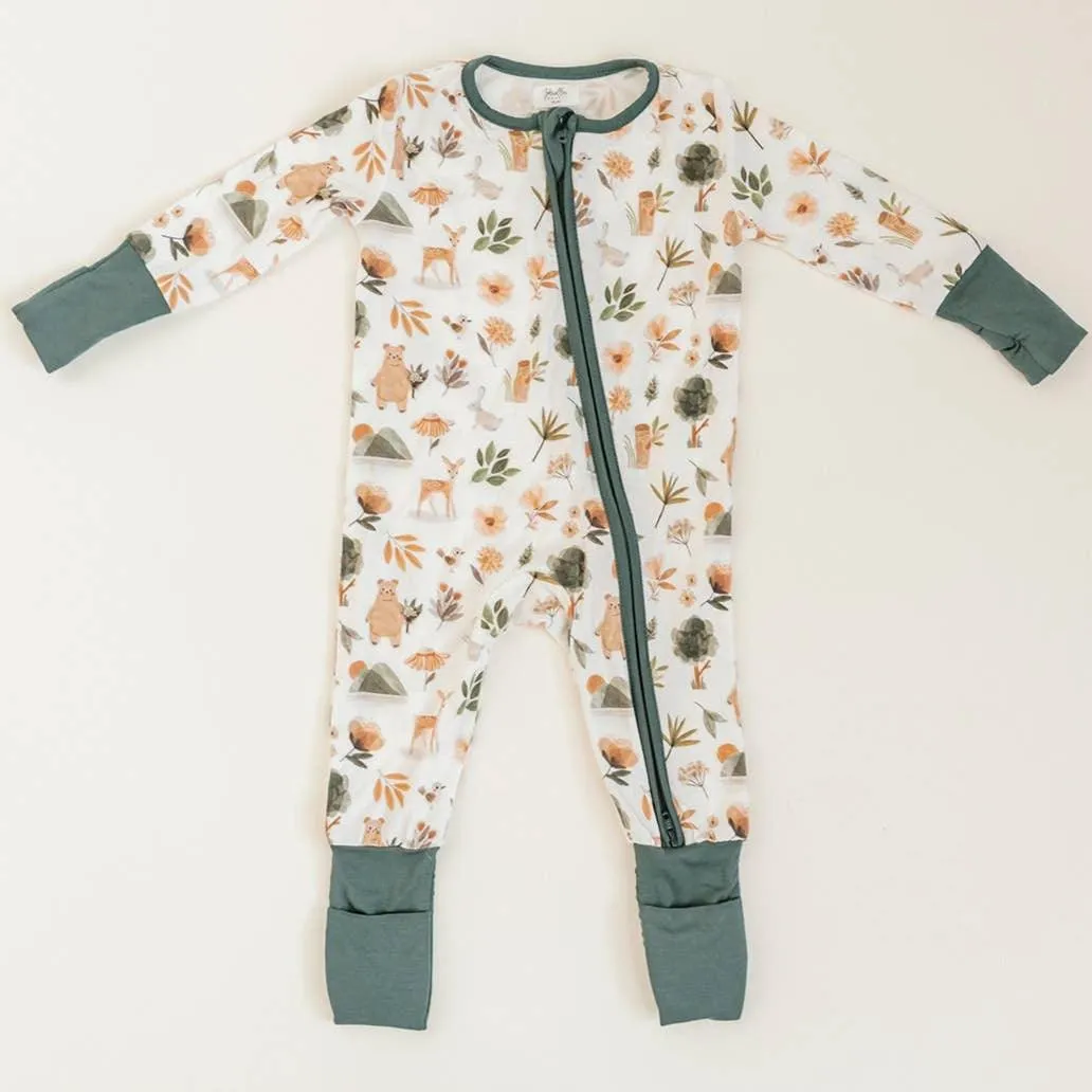 Bamboo Convertible Pajama - Forest