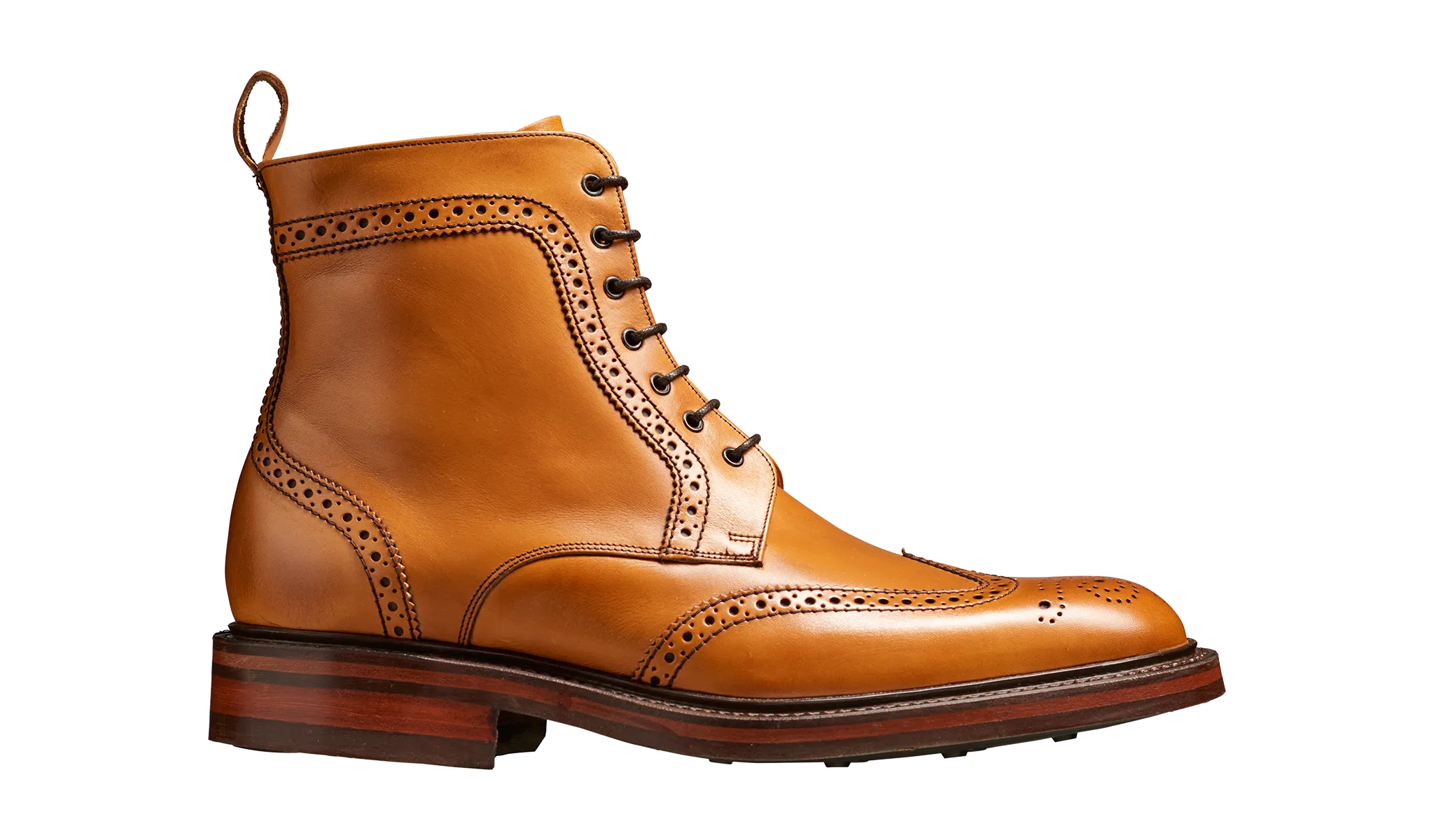 Barker Calder Rugged Wind Cap Boot-  Cedar Calf