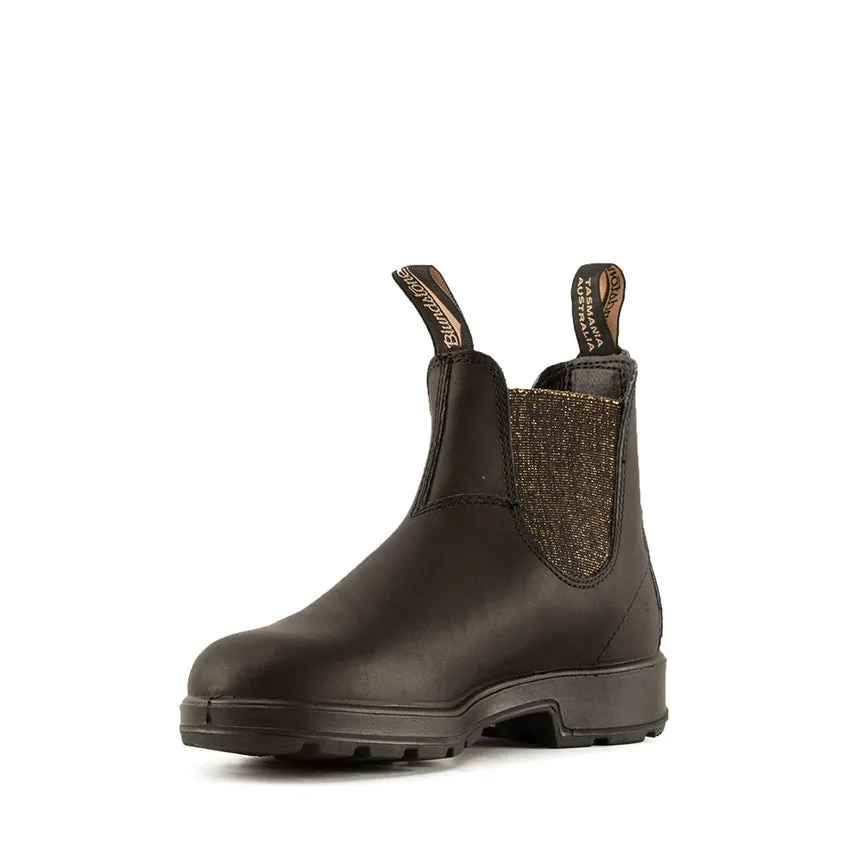 BLUNDSTONE BOOT 1924 NERO ELASTICO GLITTER RAME