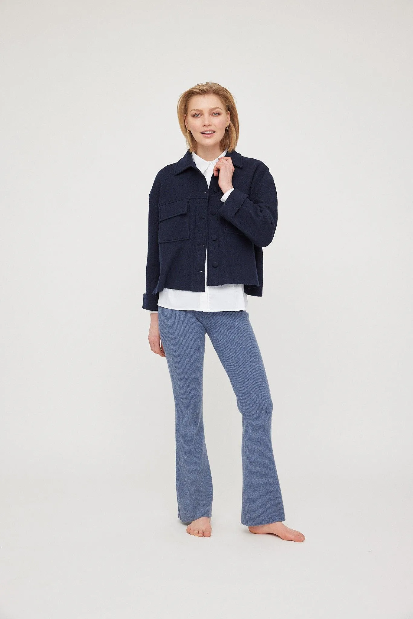 Brita Merino Jacket Navy