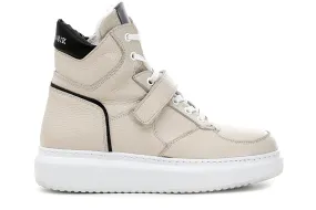 CafèNoir donna sneaker tronchetto in pelle