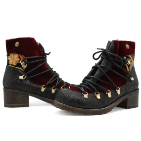 Chukar - Wine Velvet warm winter boot