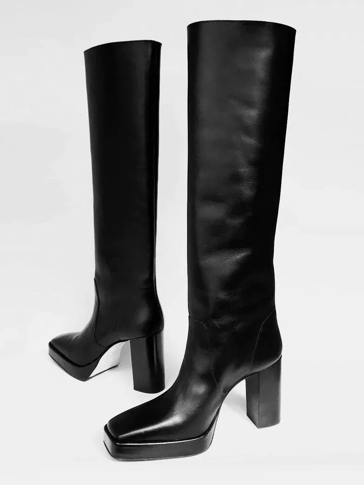 Closer To Heaven Tall Boot Black