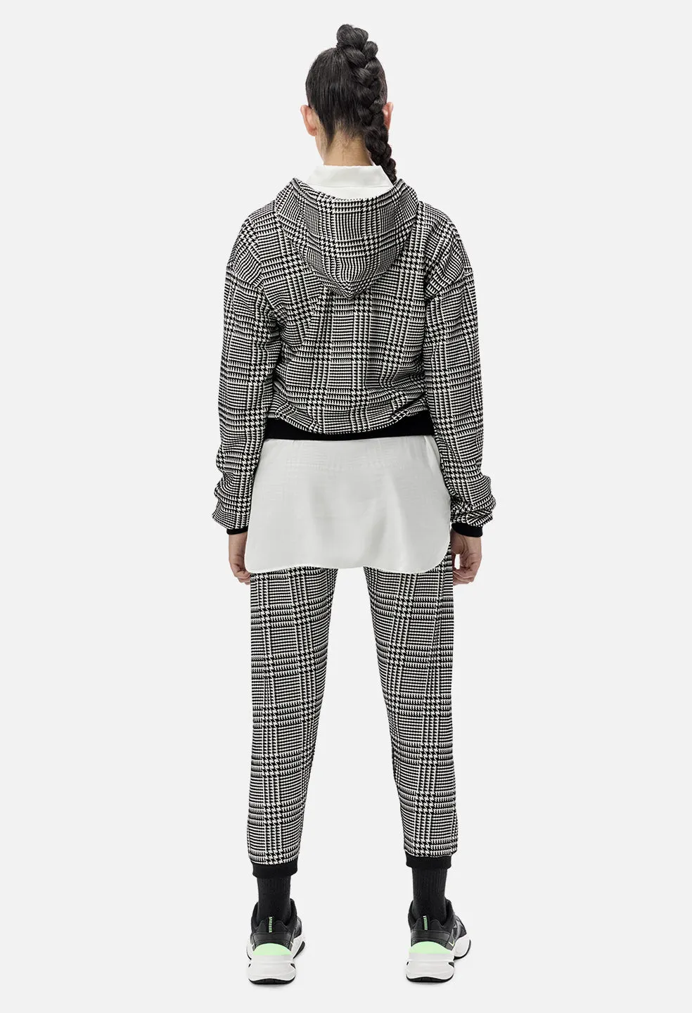 Cofer Hoodie / Houndstooth Ivory