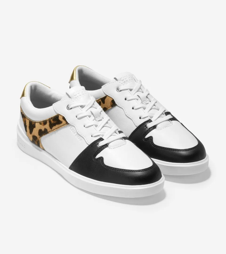 Cole Haan Tennis Sneaker White Leopard    