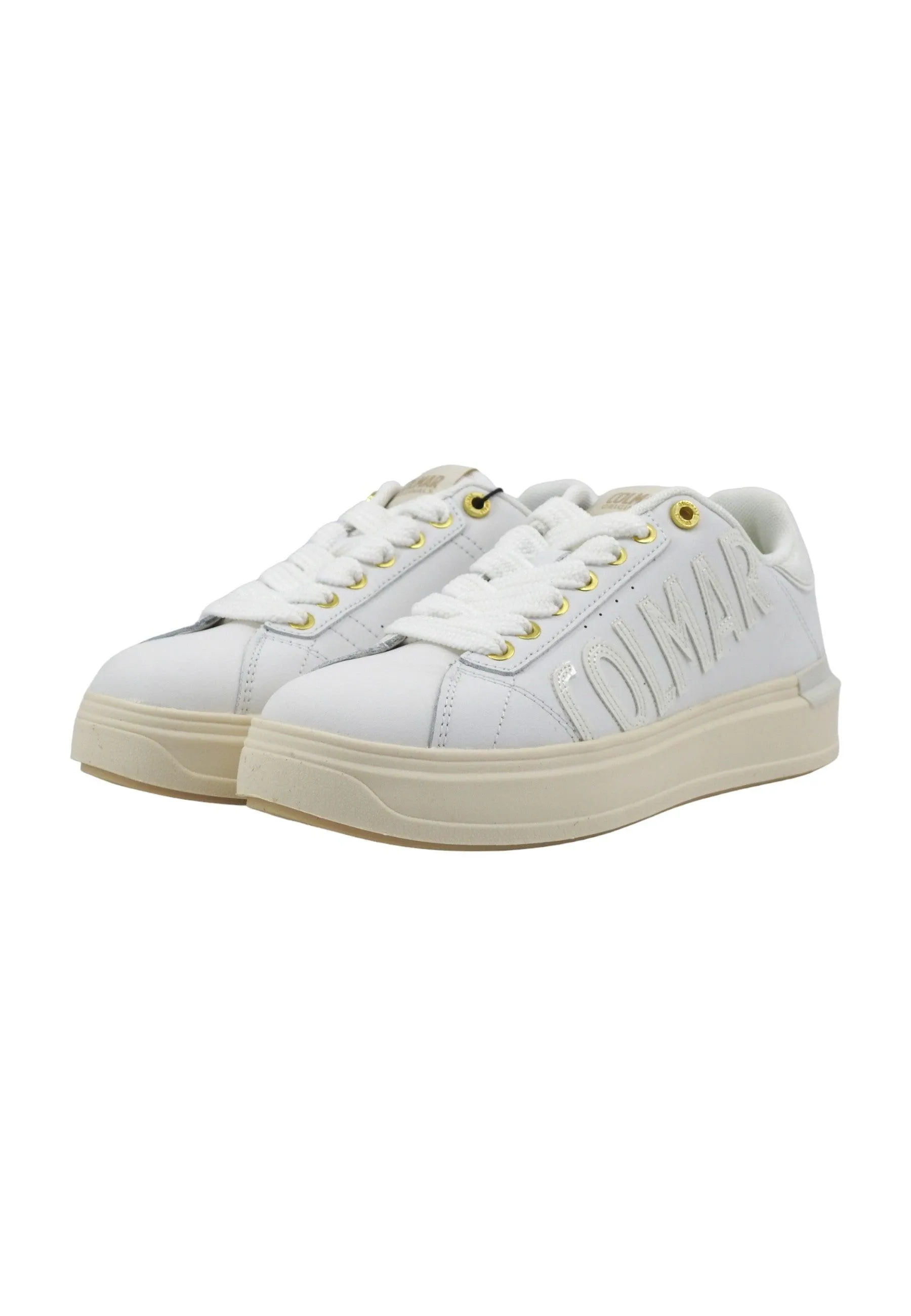 COLMAR Sneaker Donna White CLAYTON CROCODILE