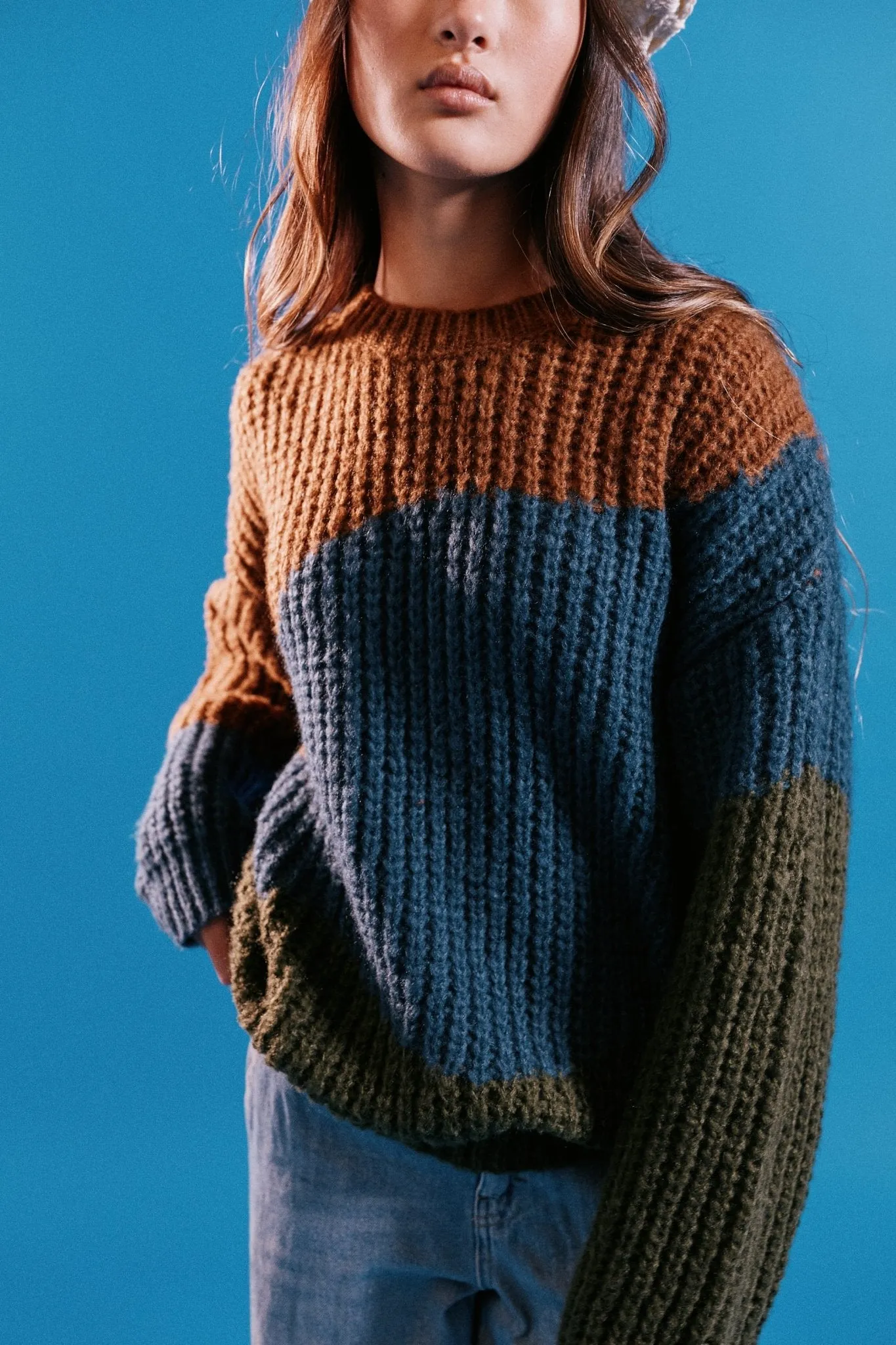 Colorblock  Sweater