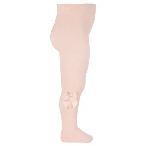 Condor Satin Side Bow Tights Nude