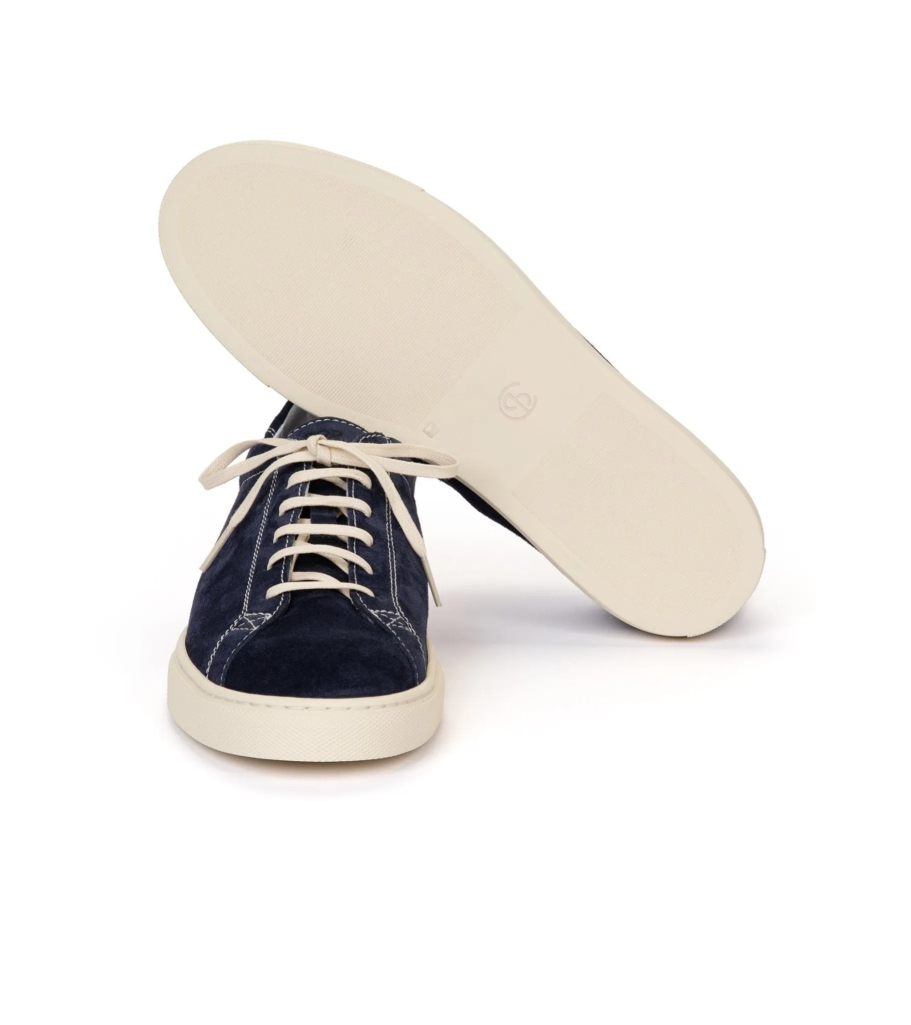 CQP Racquet Suede Sneaker: Navy