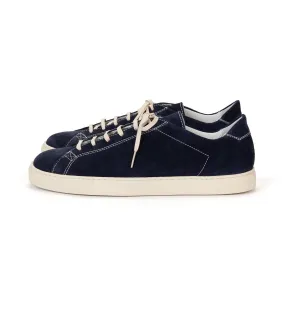 CQP Racquet Suede Sneaker: Navy