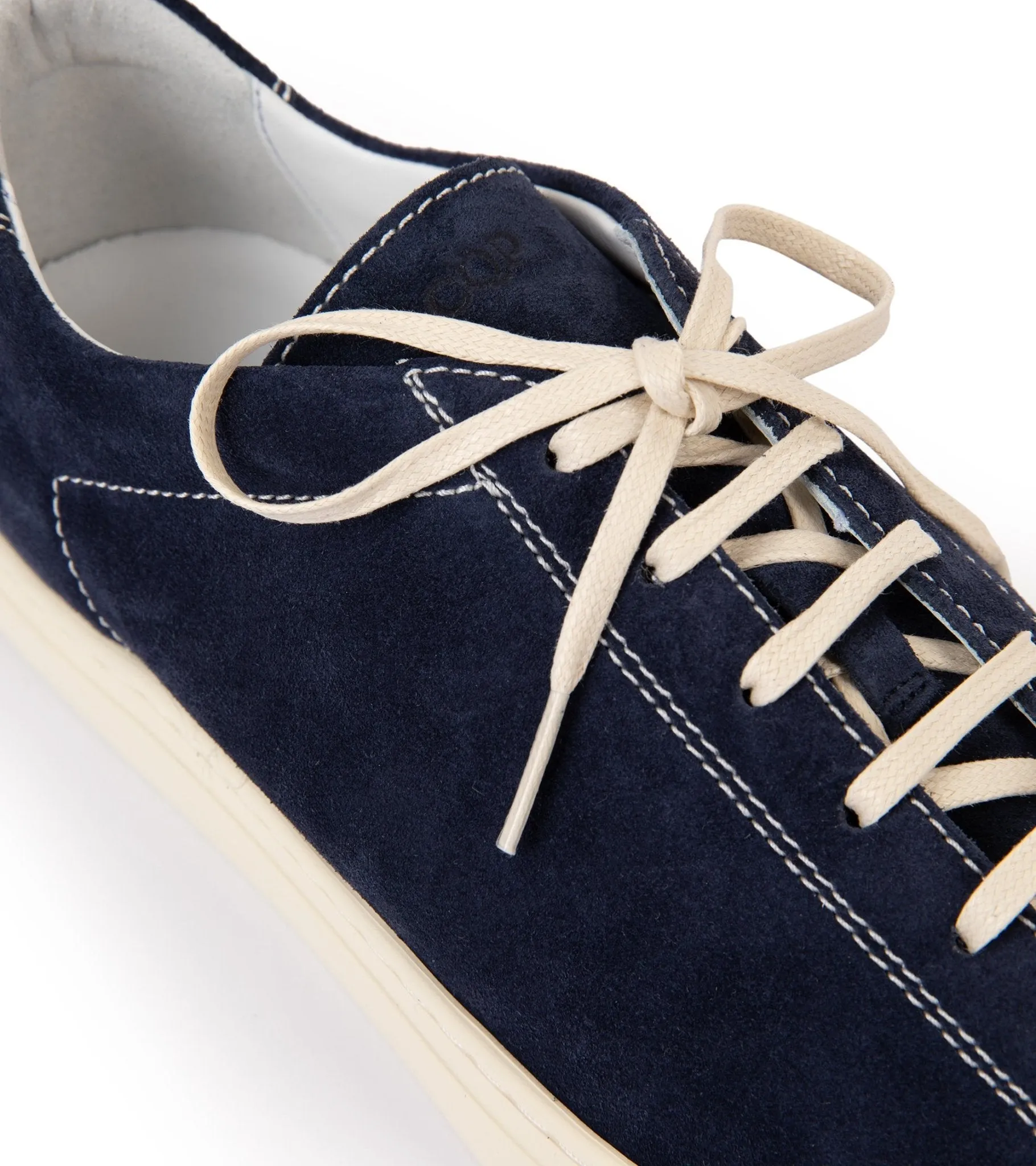 CQP Racquet Suede Sneaker: Navy