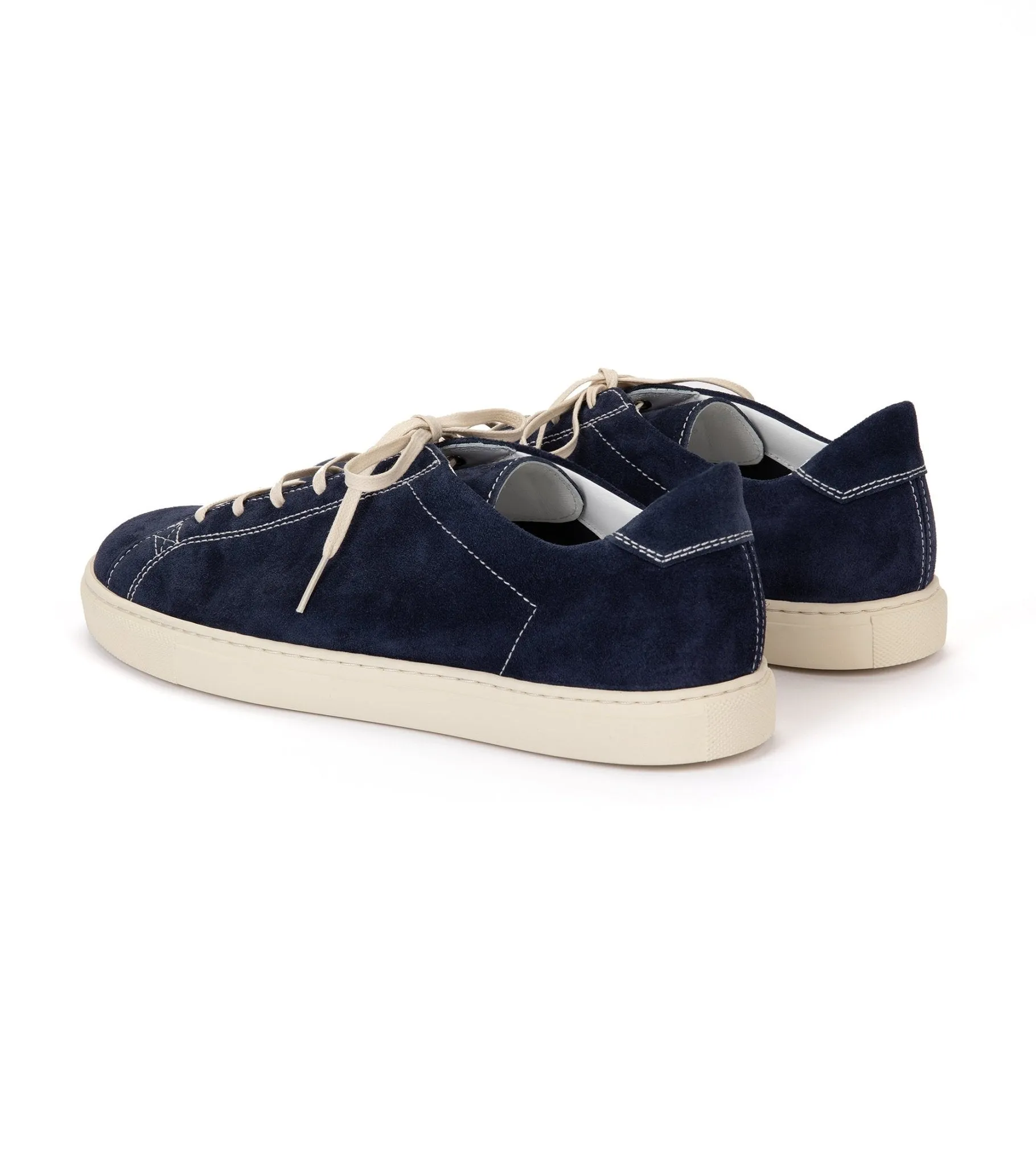 CQP Racquet Suede Sneaker: Navy