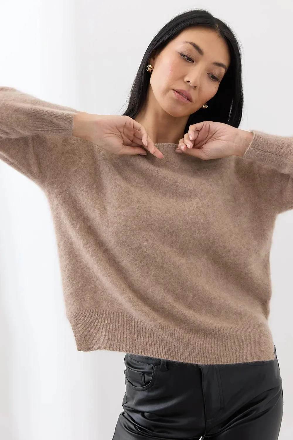 Cyra Sweater | Biscuit