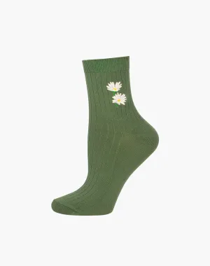 Daisy Women's Bamboo Quarter Socks