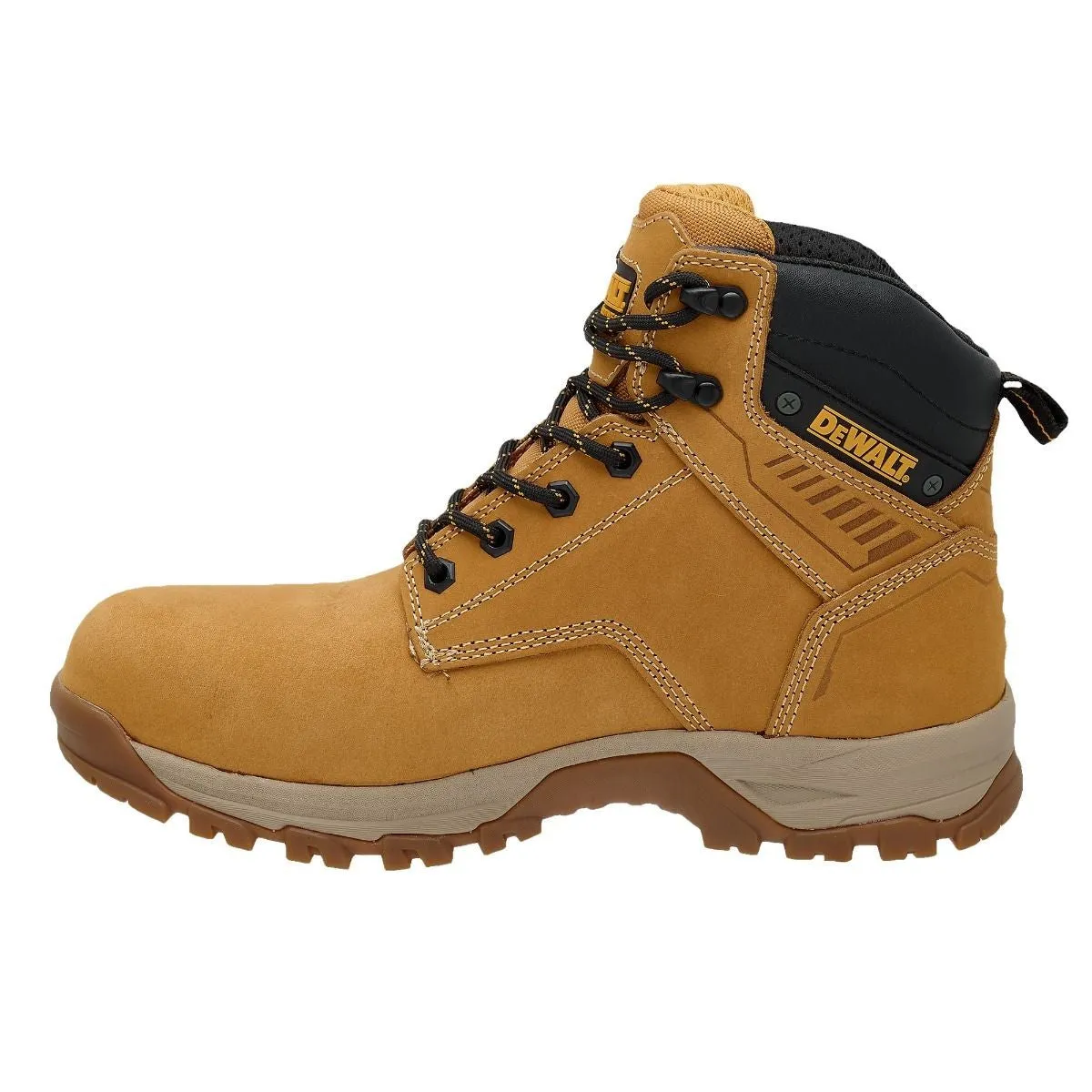 DeWalt Cranson Nubuck Leather Safety Boot-HONEY