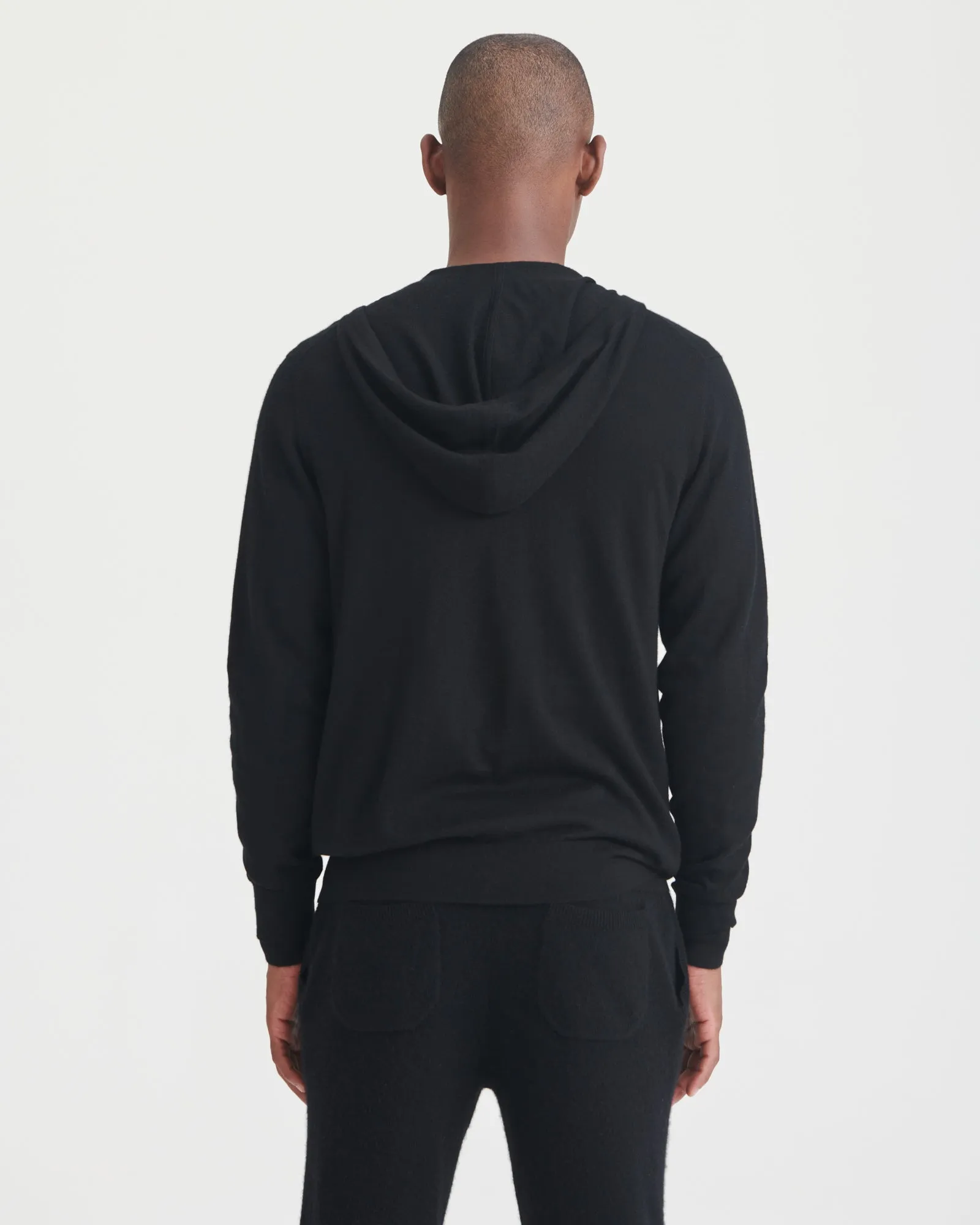 Fancy Cashmere Zip-Up Hoodie