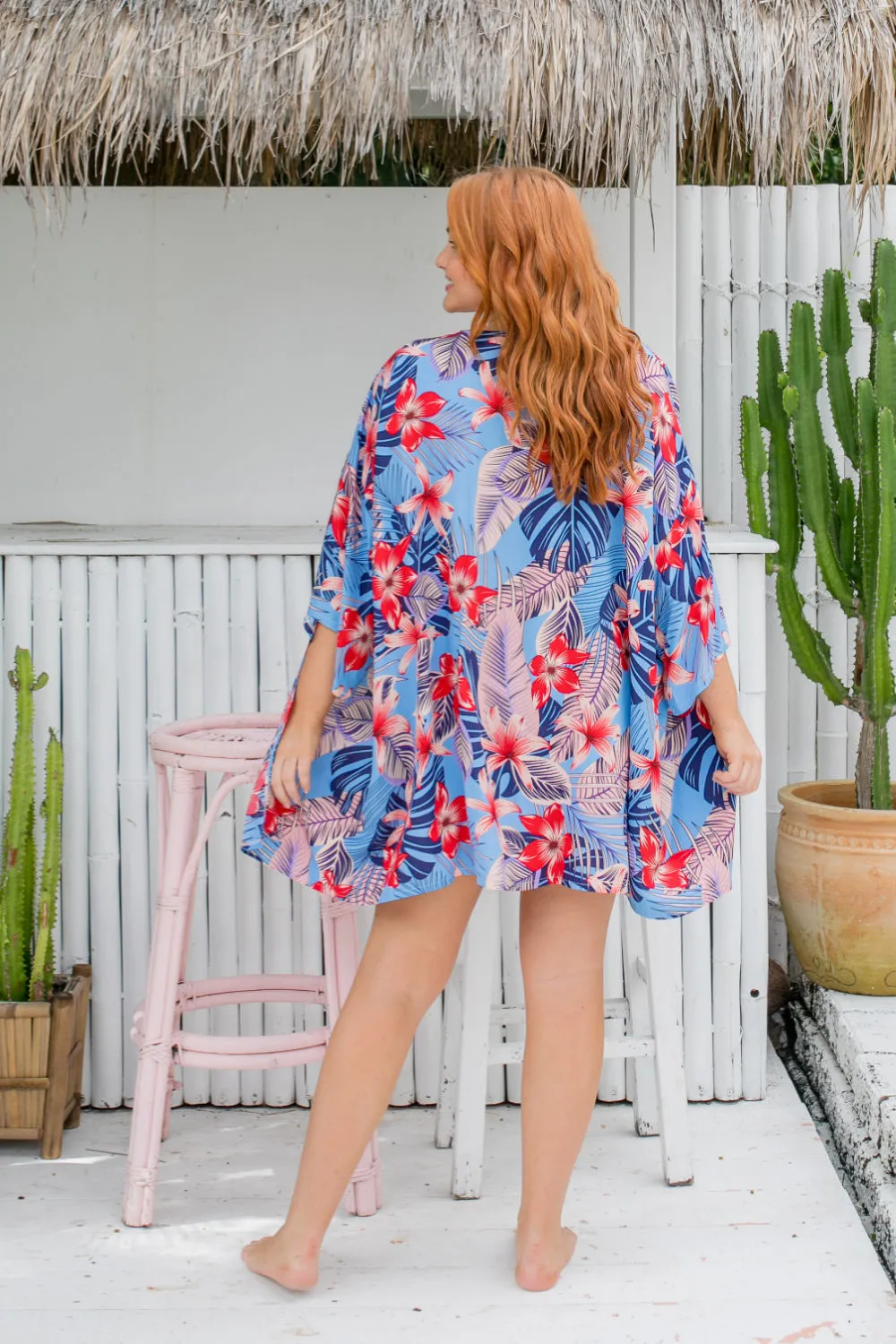 Frangipani Kimono Jacket