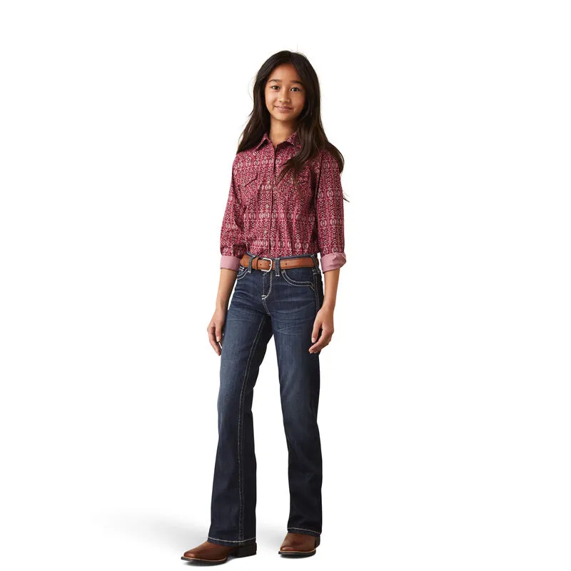 Girl's Ariat R.E.A.L. Brianna Boot Cut Jean