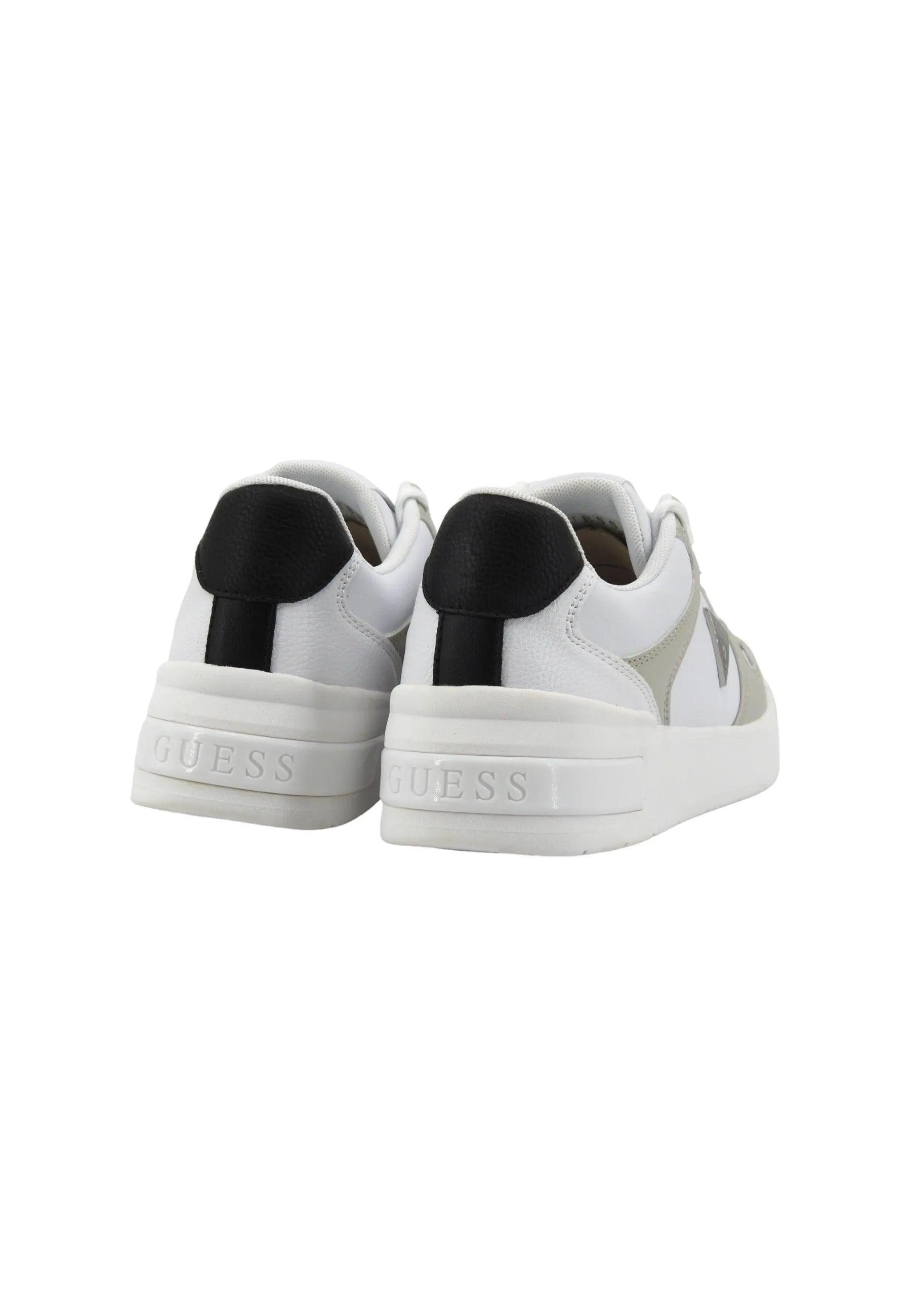 GUESS Sneaker Donna White Grey FLPCLKELE12