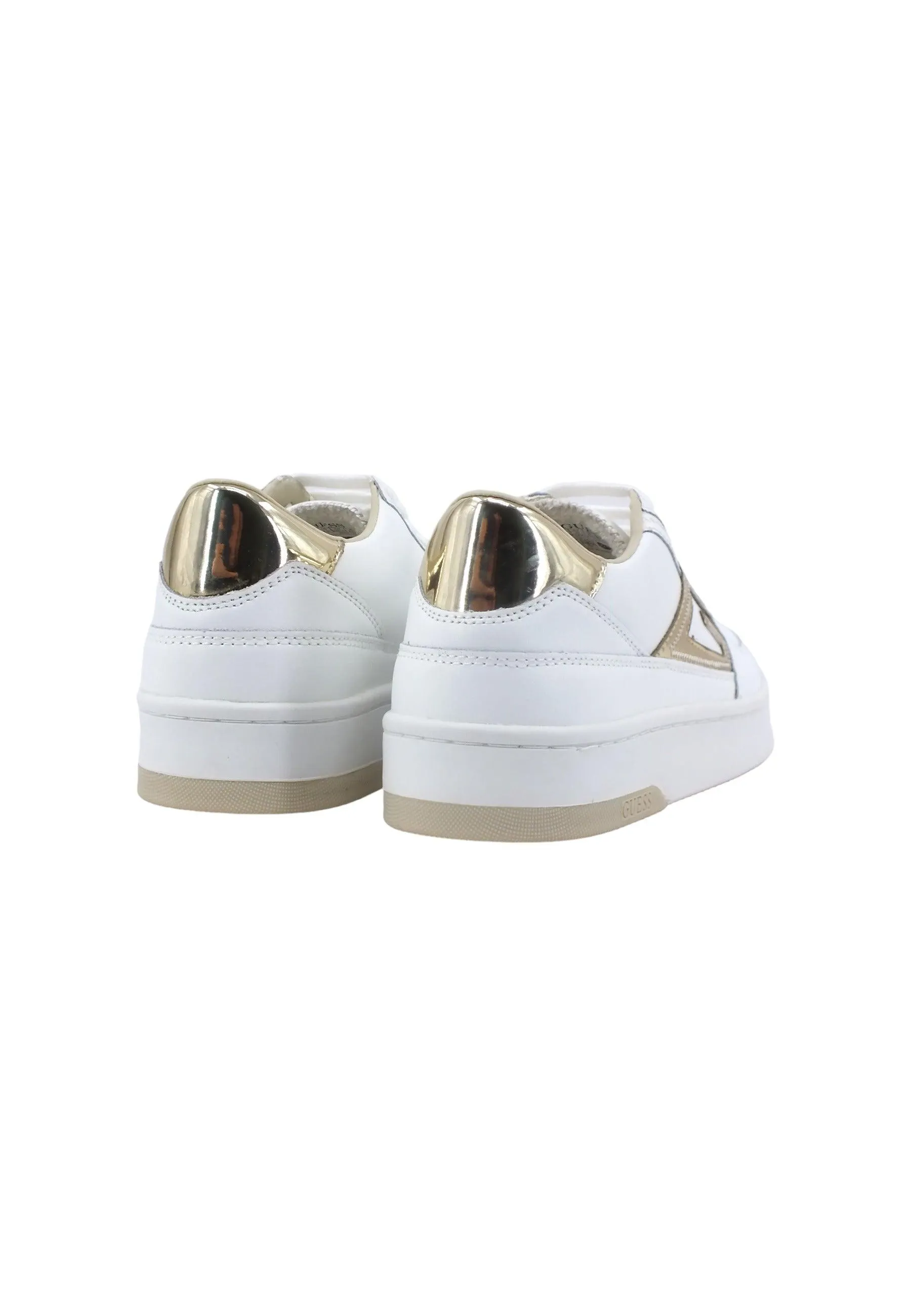 GUESS Sneaker Donna White Platinum FL7SILLEA12