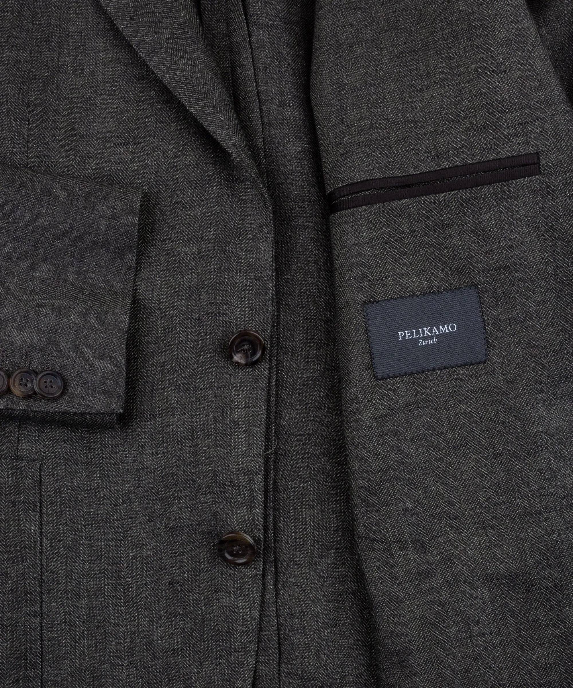 Herringbone Linen Jacket