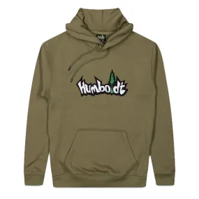 Humboldt Embroidered Big Treelogo P/O Hoodie OLV-WHT-KEL