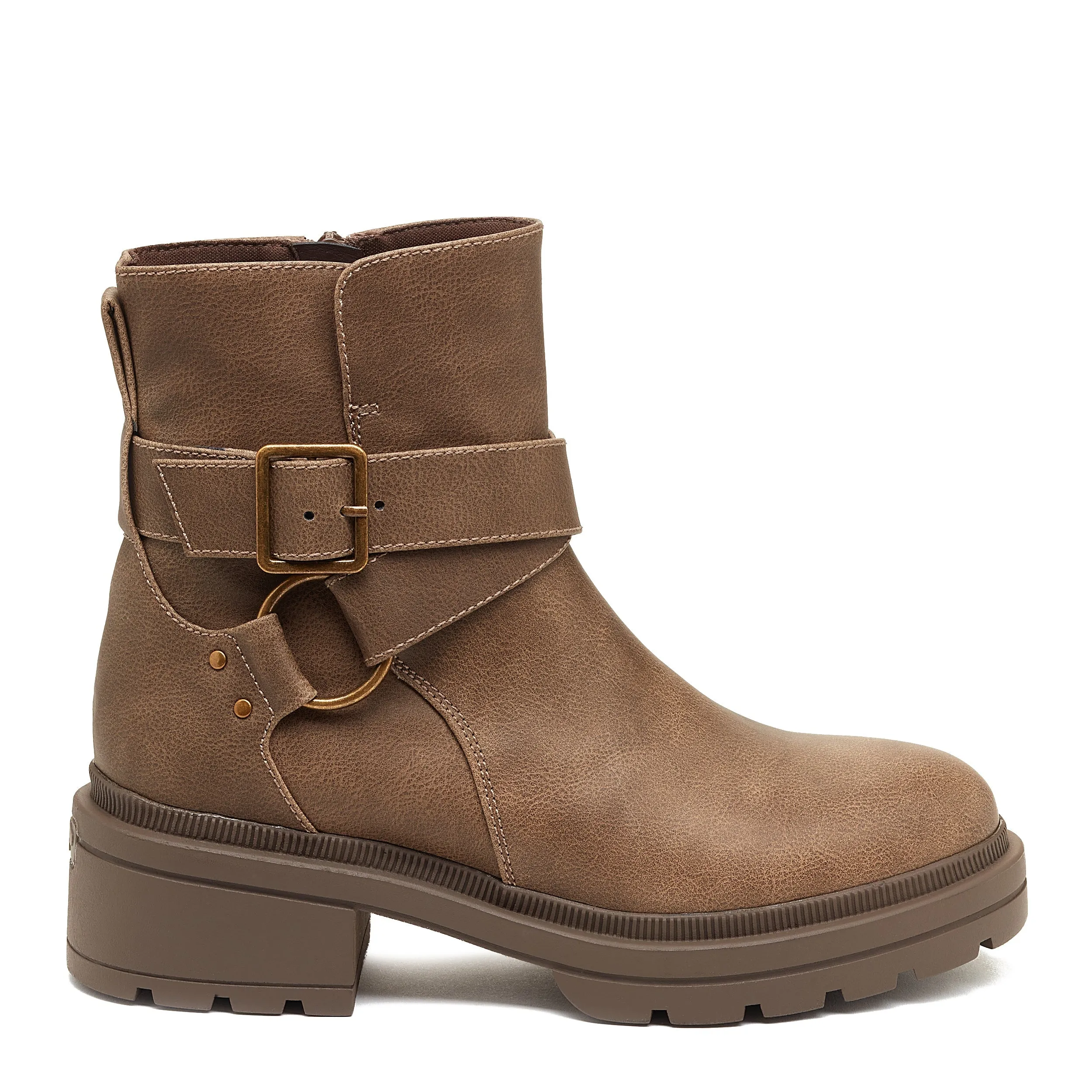 Illume Brown Biker Boot