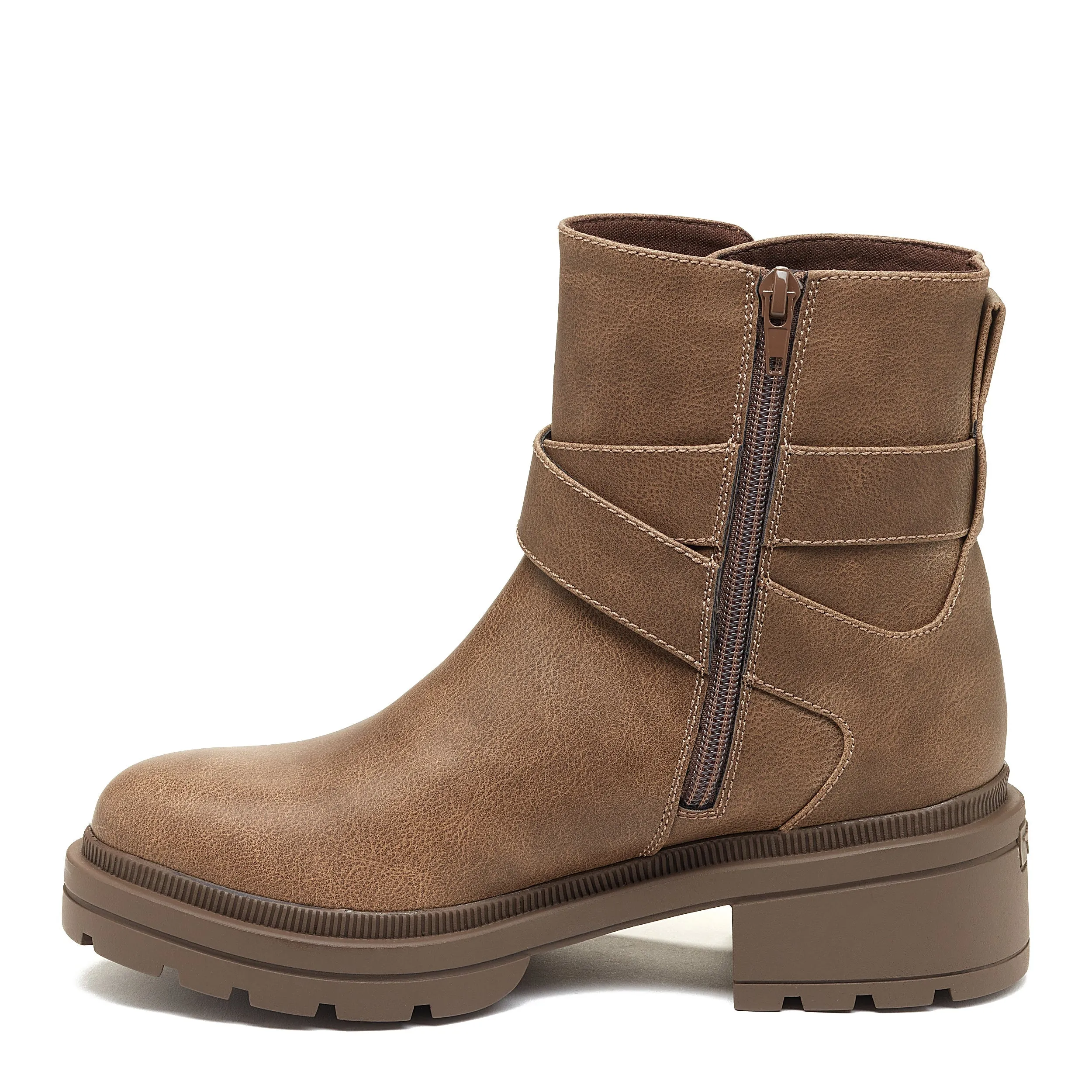 Illume Brown Biker Boot