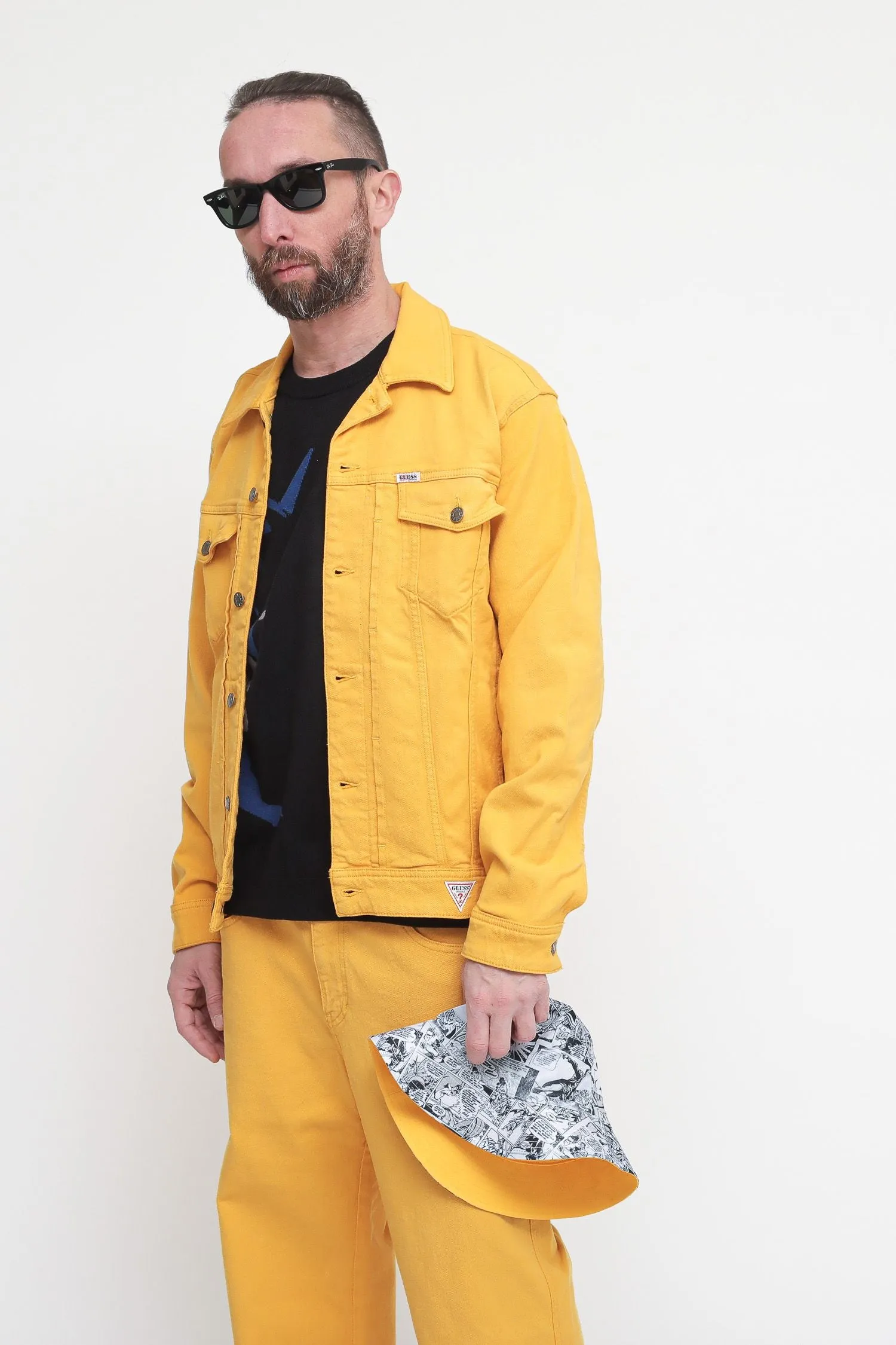 Jacket Denim - Yellow