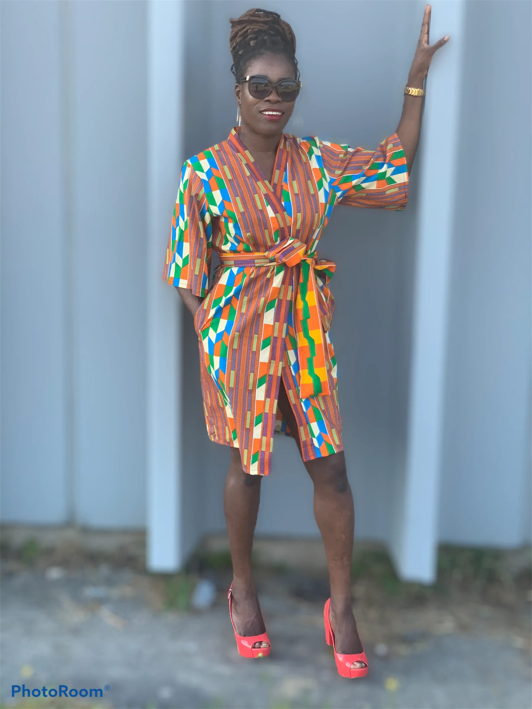 Kente Kimono Jacket