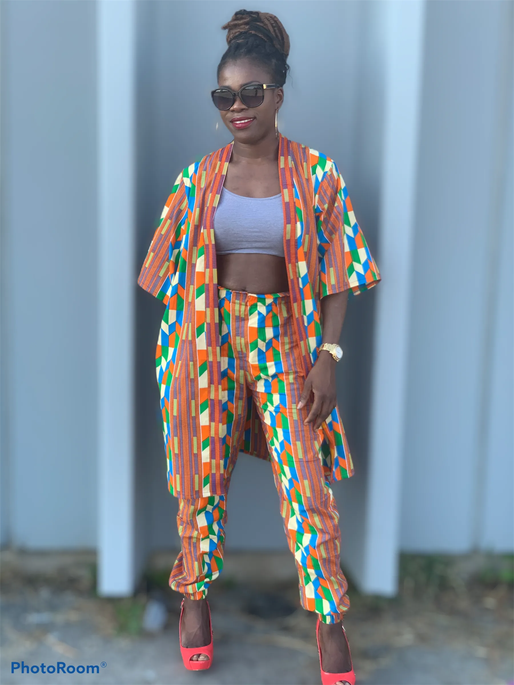 Kente Kimono Jacket