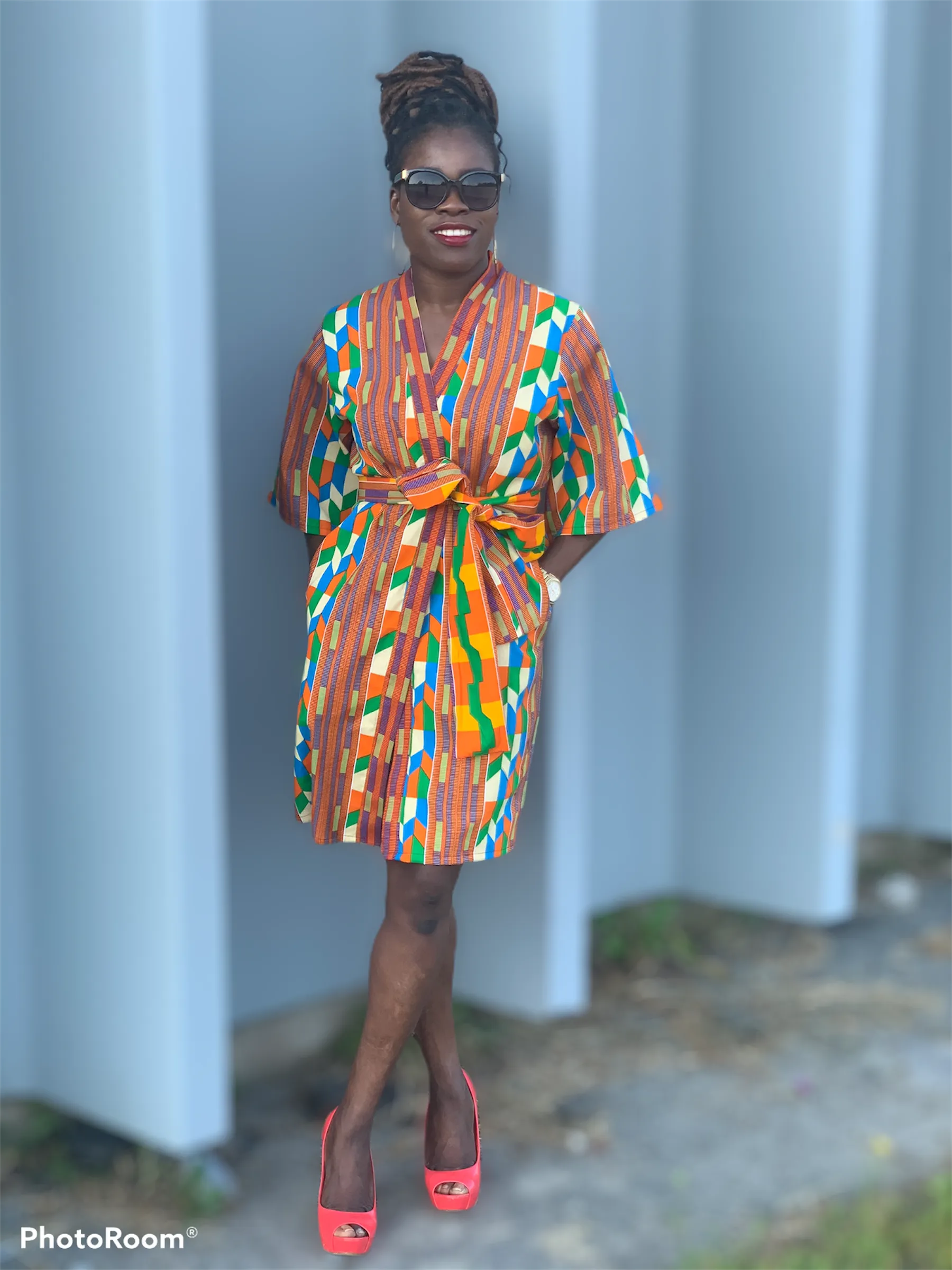 Kente Kimono Jacket