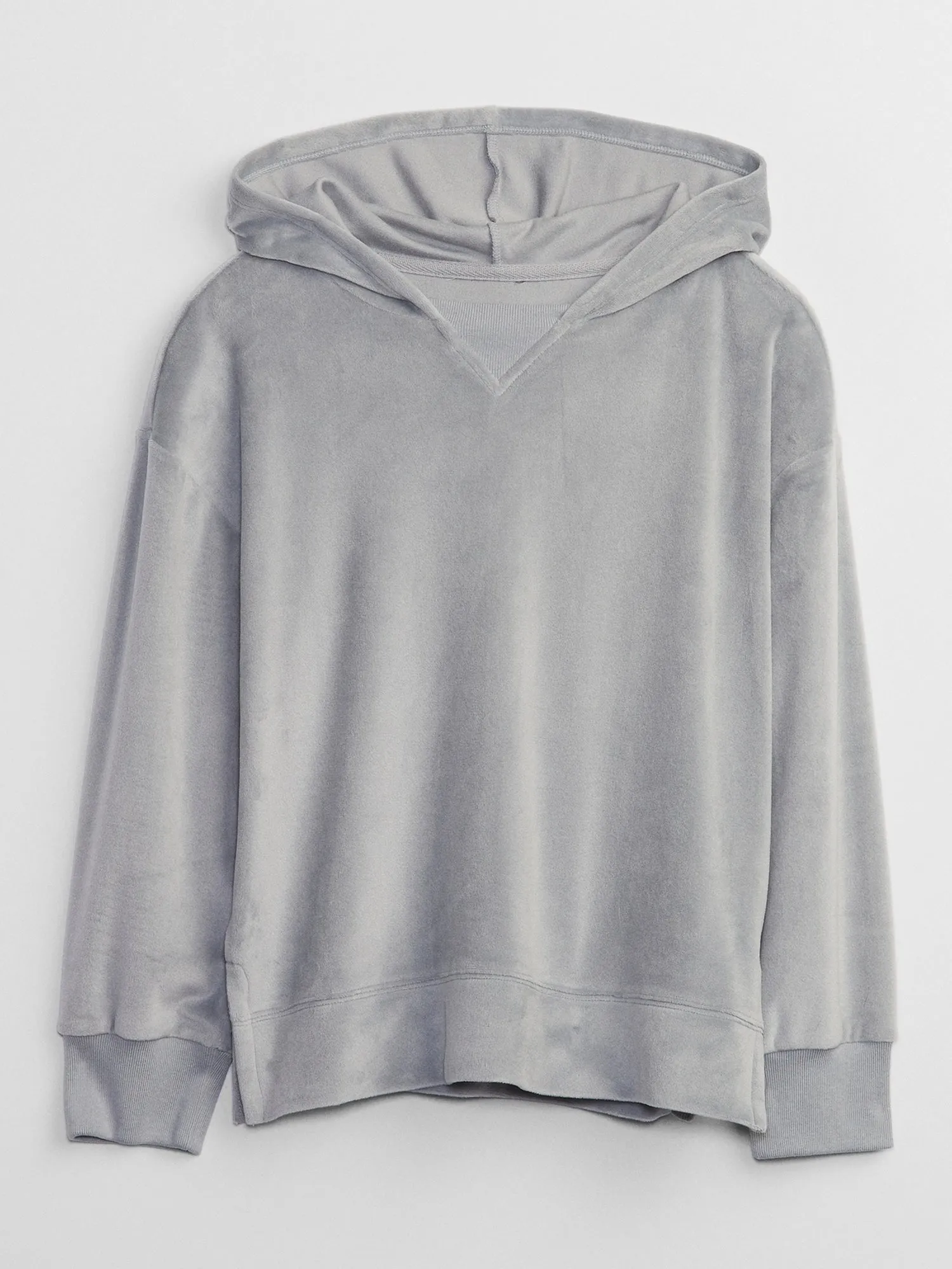 Kids Oversized Velour Hoodie