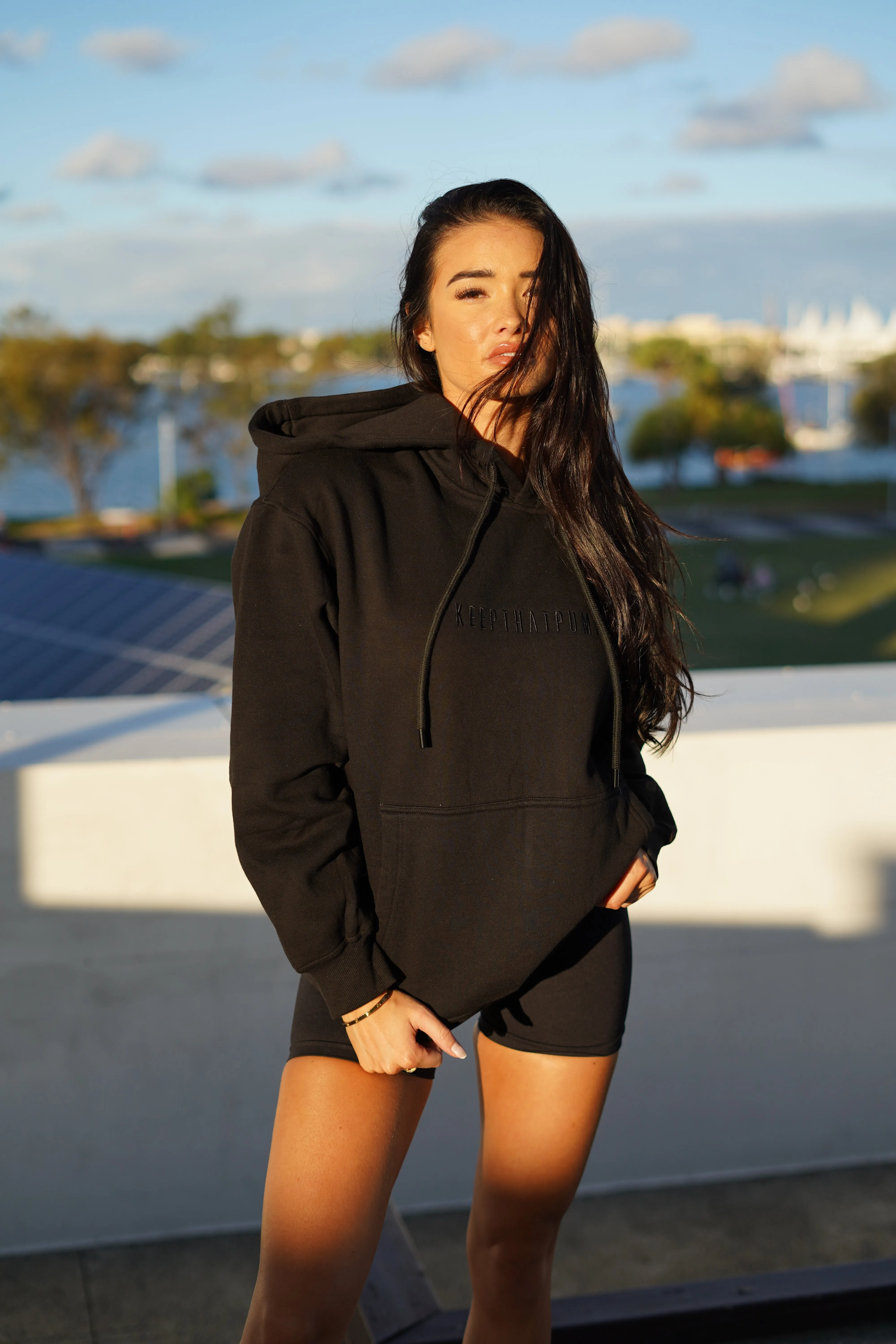 KTP OVERSIZED HOODIE - BLACK