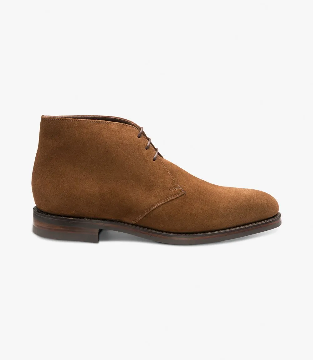 LOAKE Pimlico Mens Stylish Chukka Suede Boot in Rich Brown