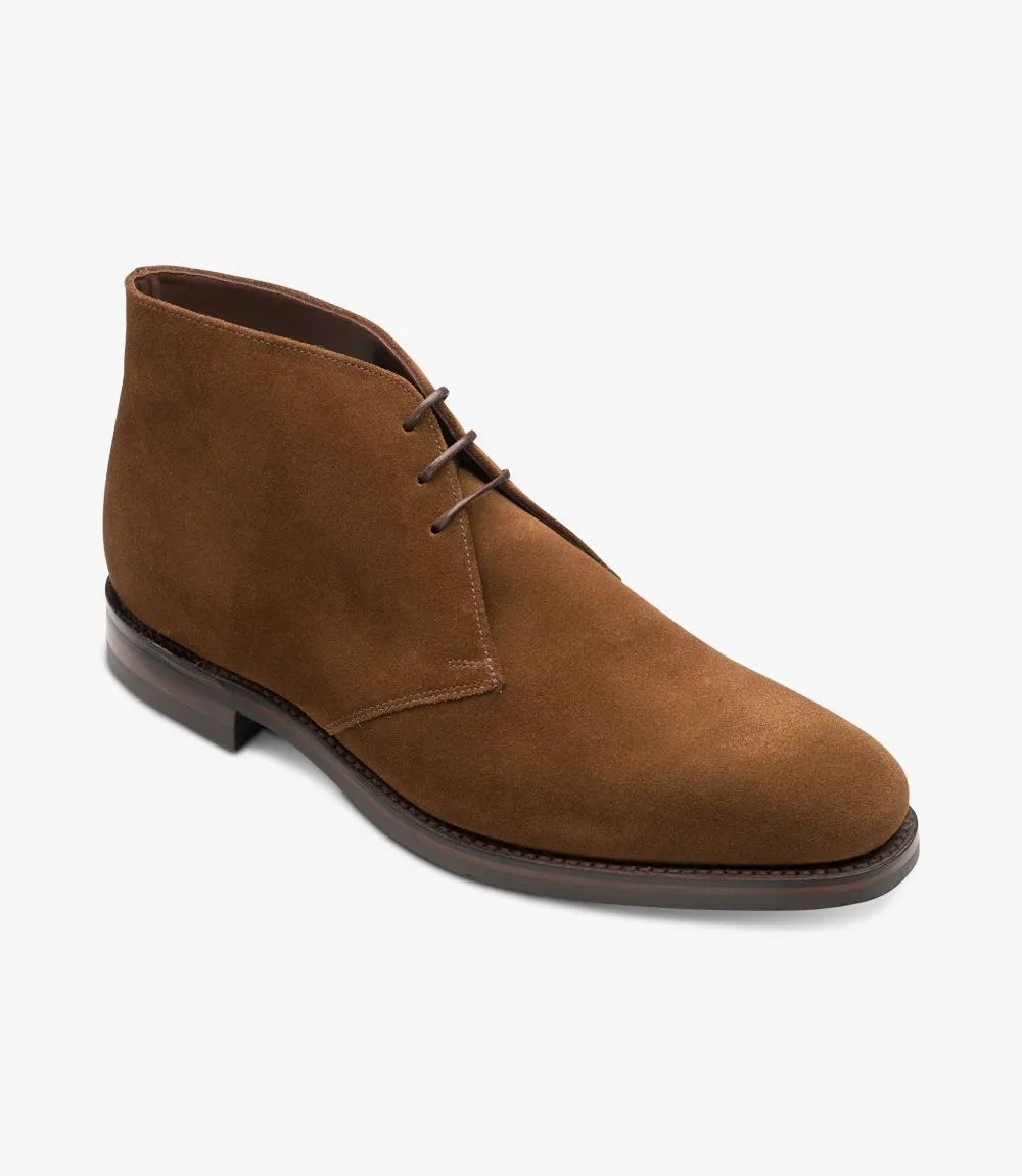 LOAKE Pimlico Mens Stylish Chukka Suede Boot in Rich Brown