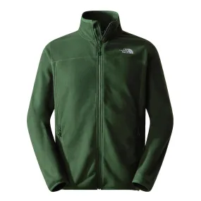 Pile Uomo The North Face 100 Glacier Full Zip Verde