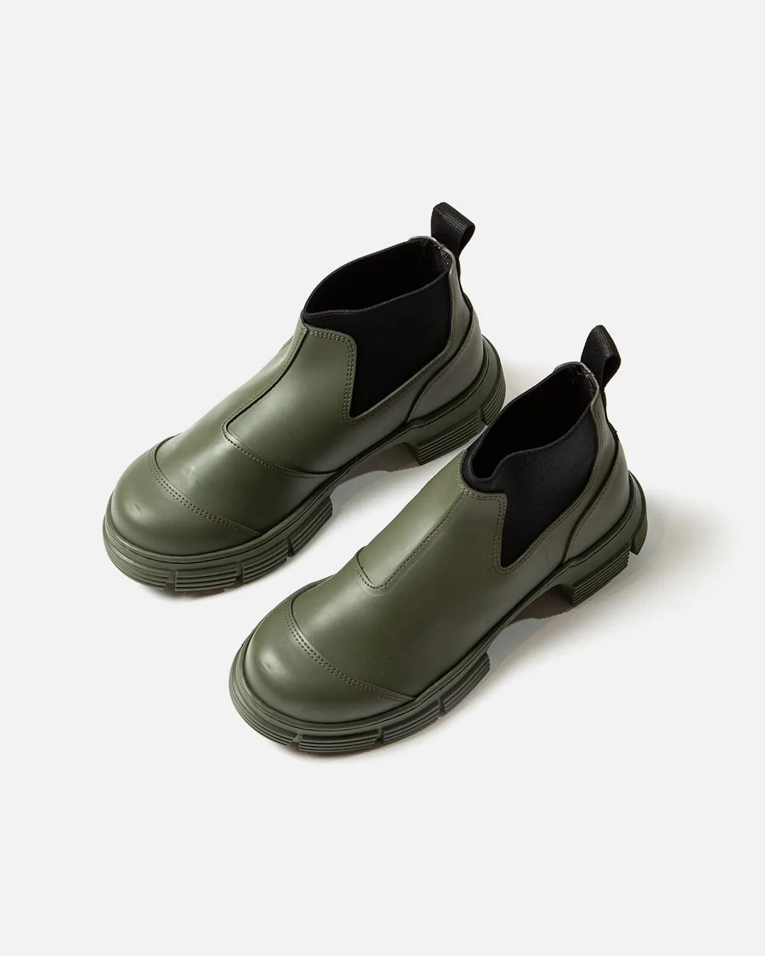 Recycled Rubber Crop City Boot - Kalamata