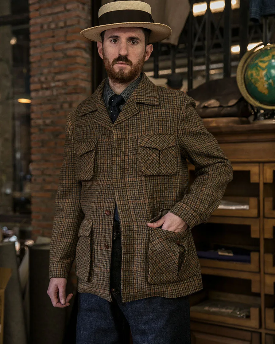 Safari Jacket - Houndstooth