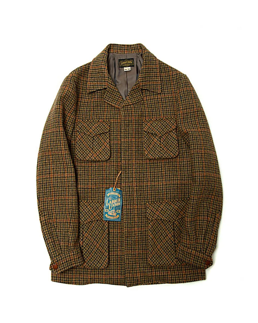 Safari Jacket - Houndstooth