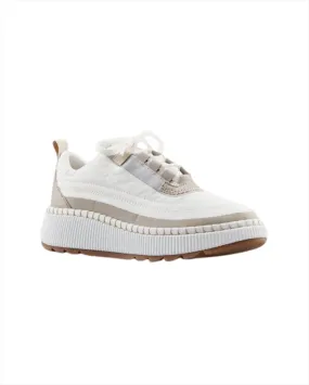 Sayah Sneaker in White/Taupe