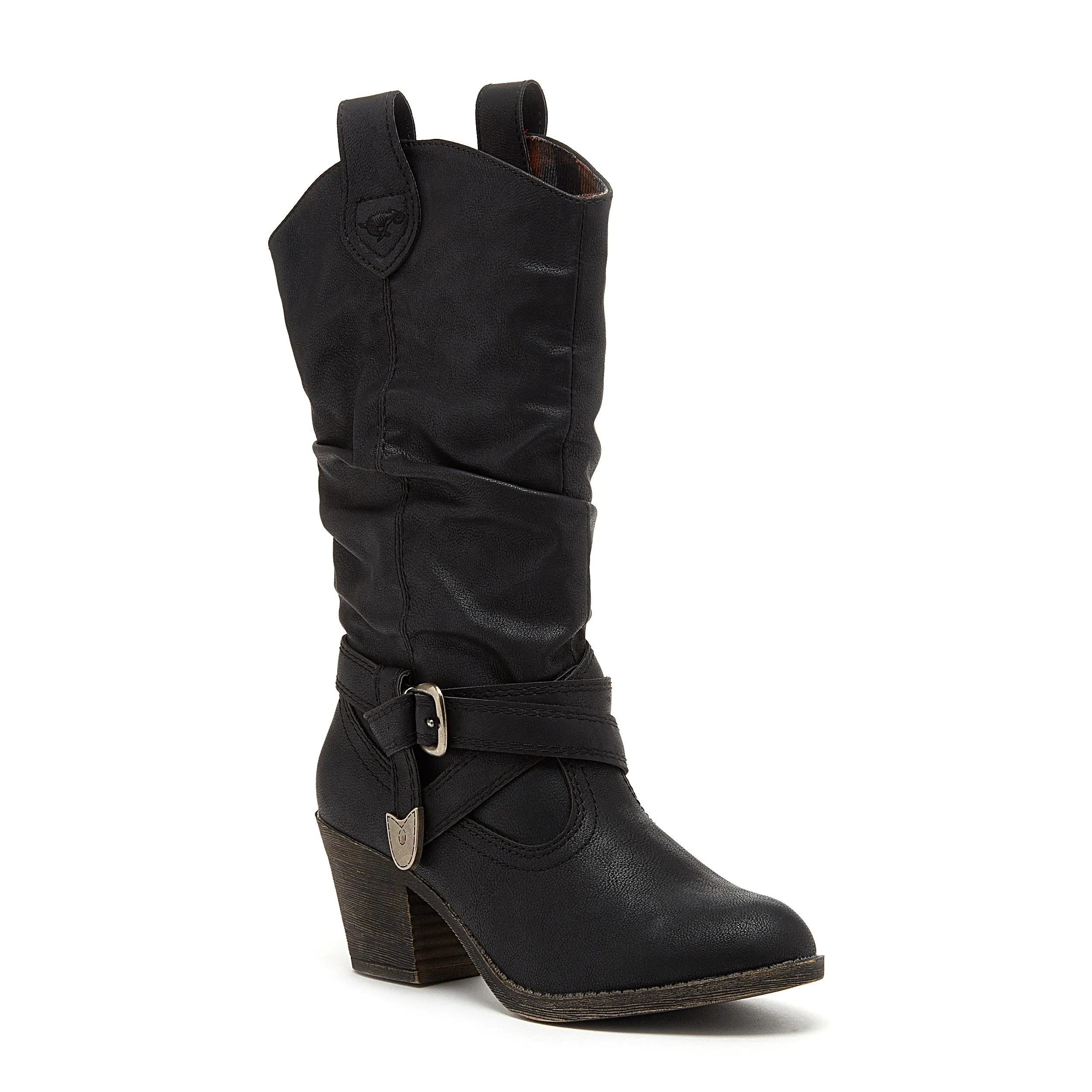 Sidestep Black Western Boot